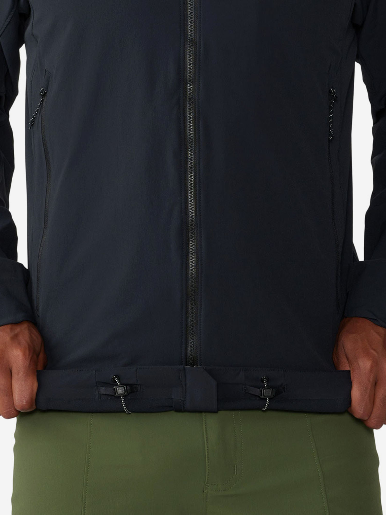 фото Куртка софтшелл мужская mountain hardwear chockstone alpine, черный