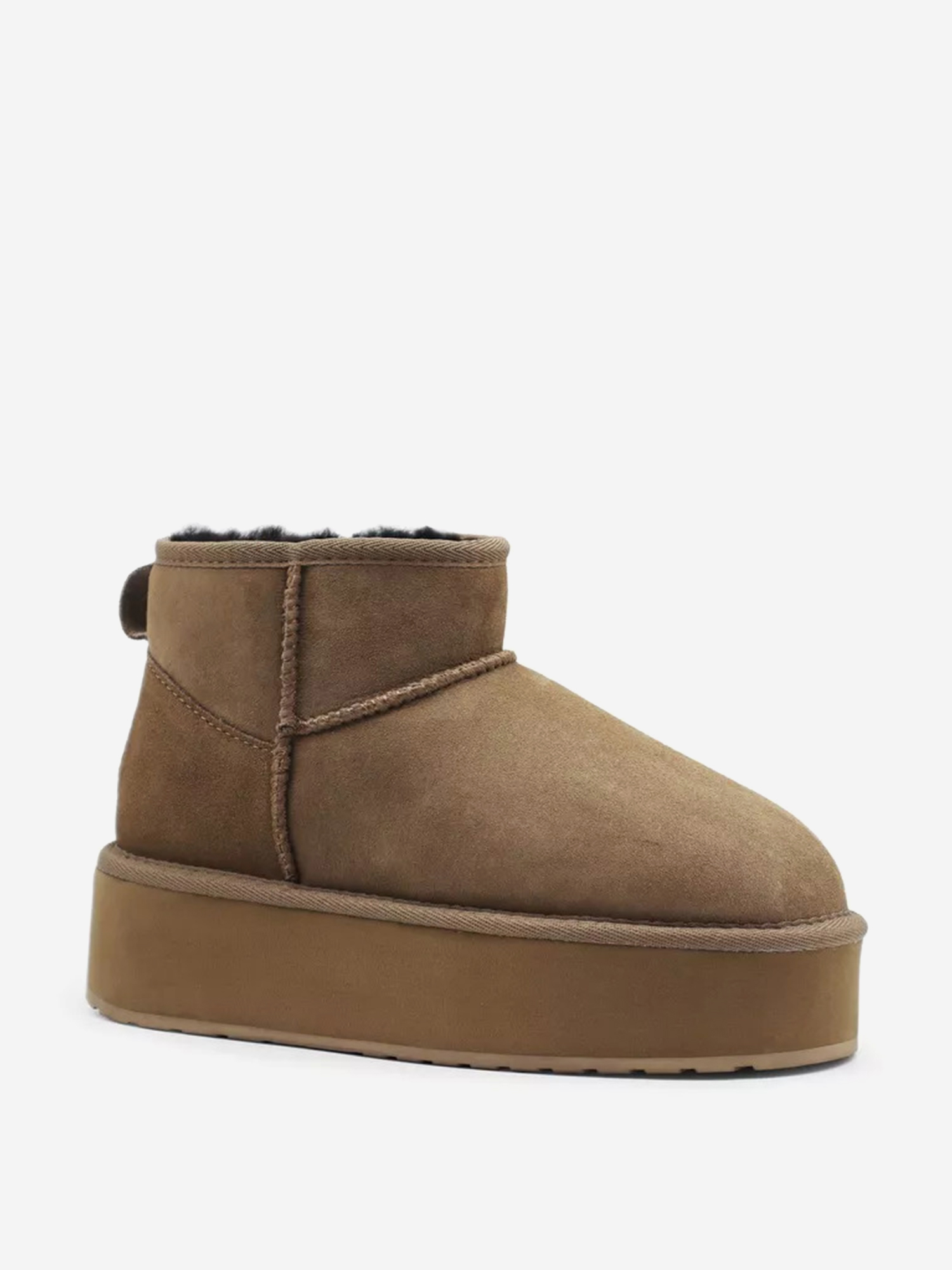 Изображение товара Женские утепленные сапоги EMU Australia Stingers Stinger Micro Flatform коричневые зимние