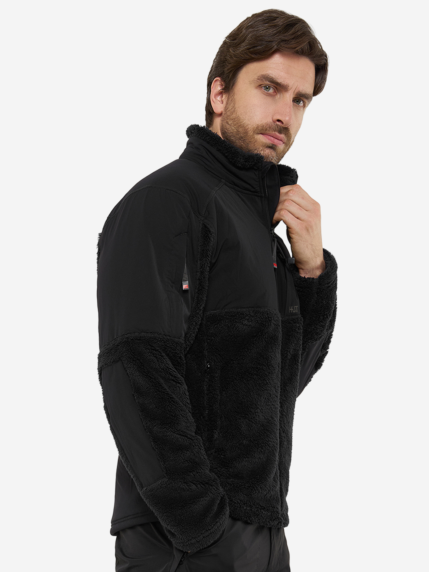 Изображение товара Кофта HUT BORON на молнии для охоты, черная