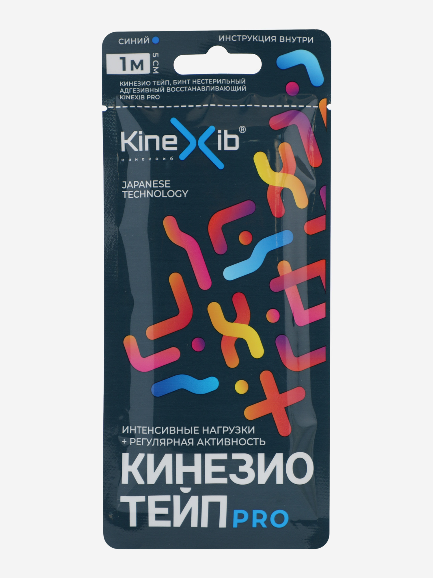 

Кинезиотейп Kinexib Pro tape, синий, Синий