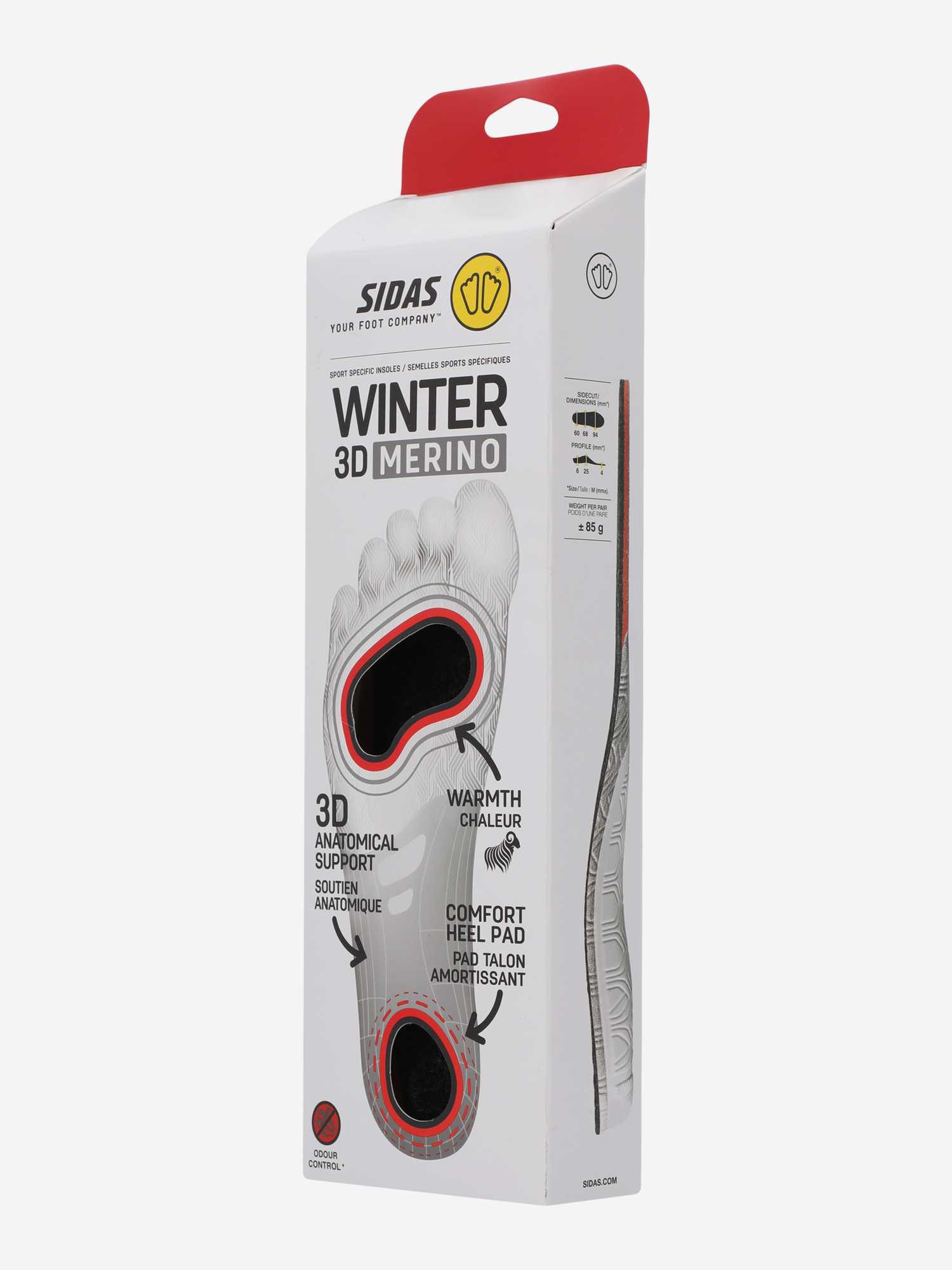 фото Стельки sidas winter 3d comfort, серый