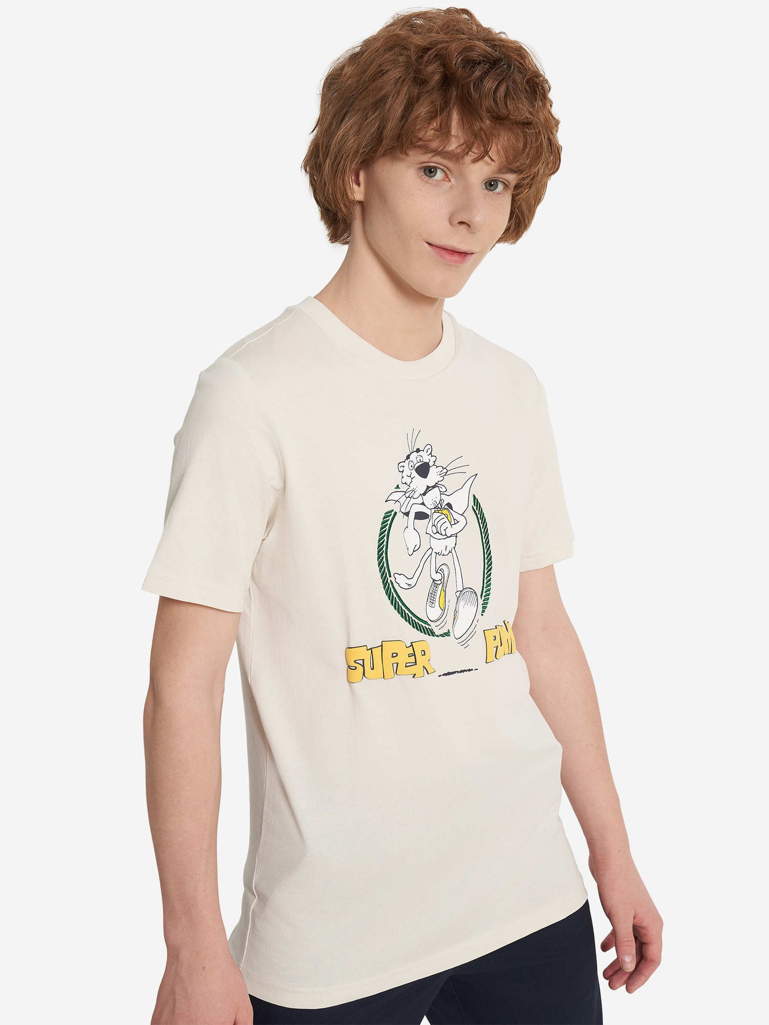 Футболка Puma Super Graphic, бежевый, арт. 32858