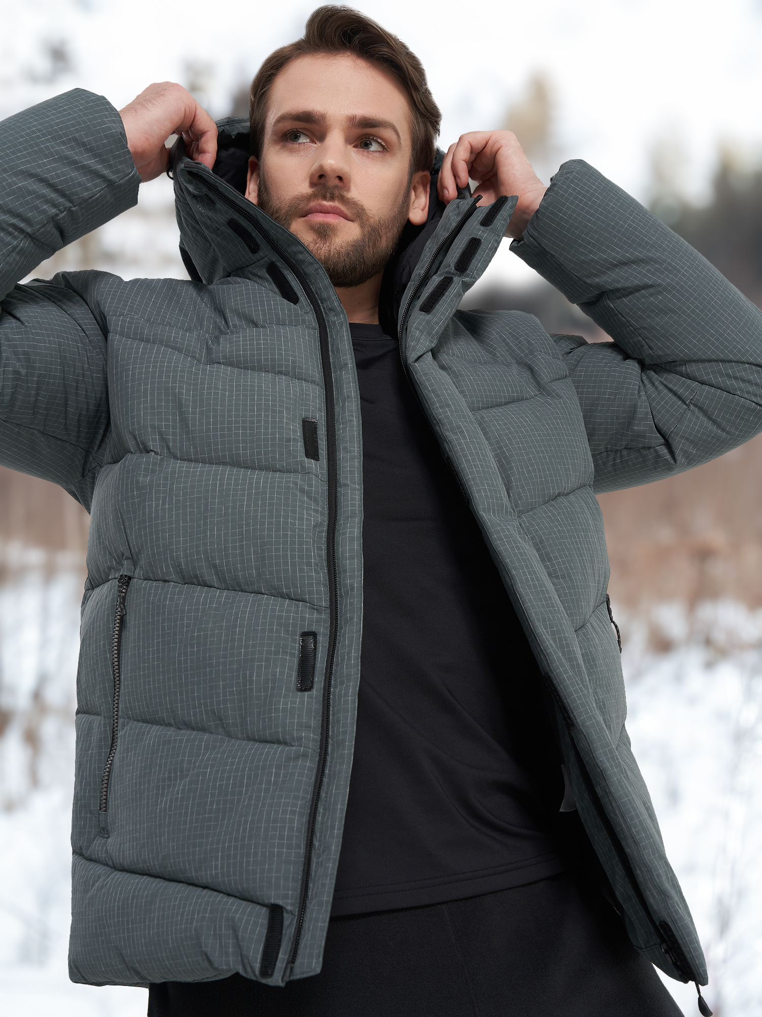 

Пуховик мужской Northland, Серый