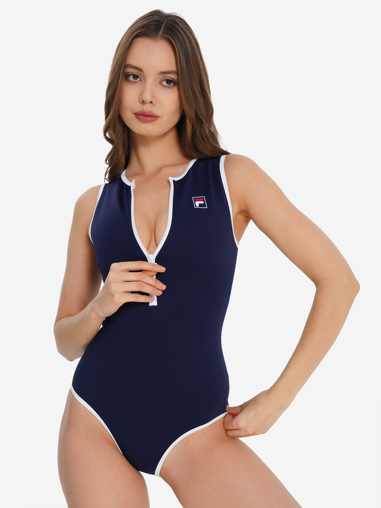 Изображение товара Купальник слитный женский FILA, Синий