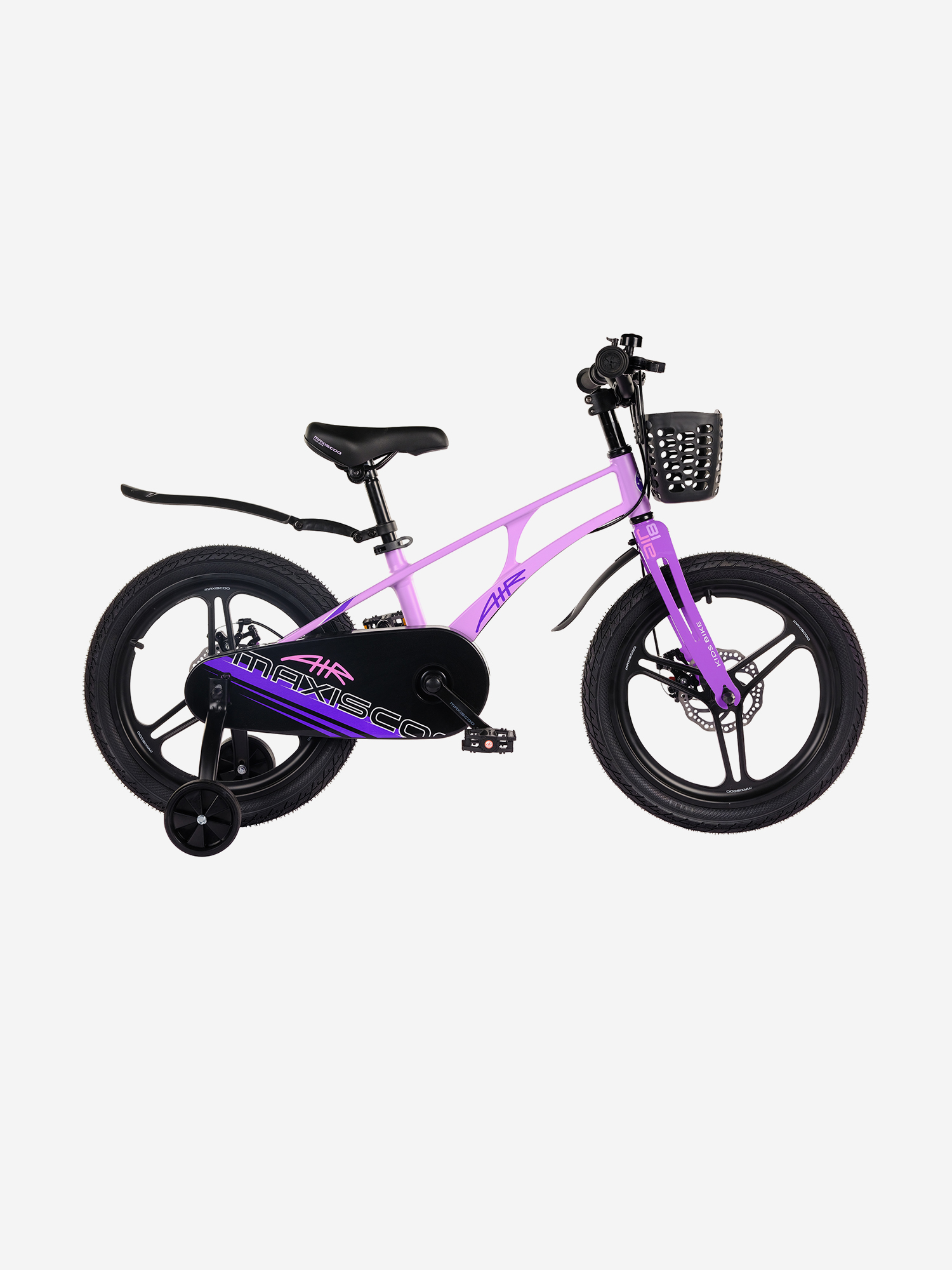 

Велосипед Детский Maxiscoo AIR Pro Лавандовый Матовый (2024) 18", Мультицвет