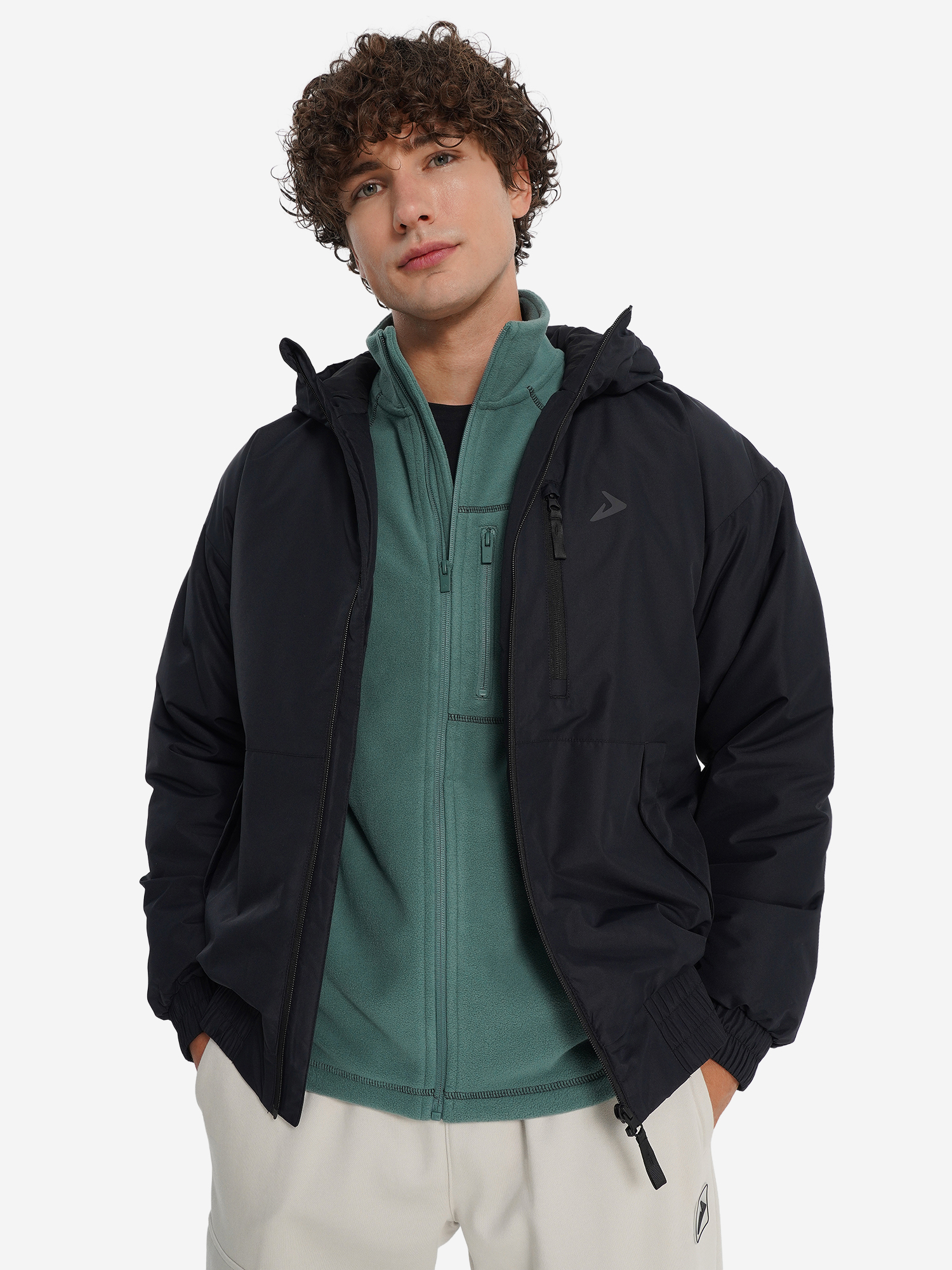 Изображение товара Demix мужская утепленная куртка спортивного стиля с синтетическим утеплителем