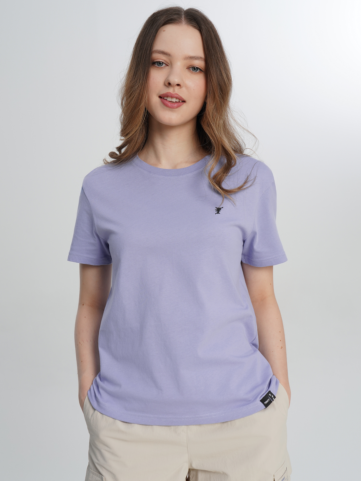Изображение товара Женская футболка Termit Лавандовая натуральный хлопок спортивный стиль