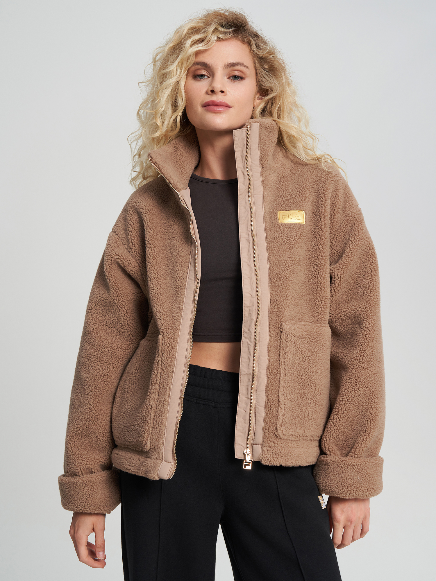 Куртка утепленная женская FILA, Бежевый