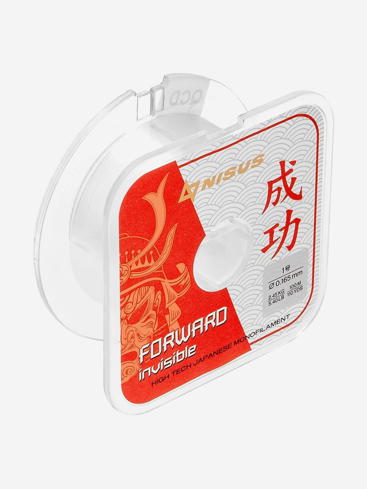

Леска для рыбалки Nisus FORWARD Invisible Nylon 0,165мм, 100м, 2,45кг, прозрачный, Серый