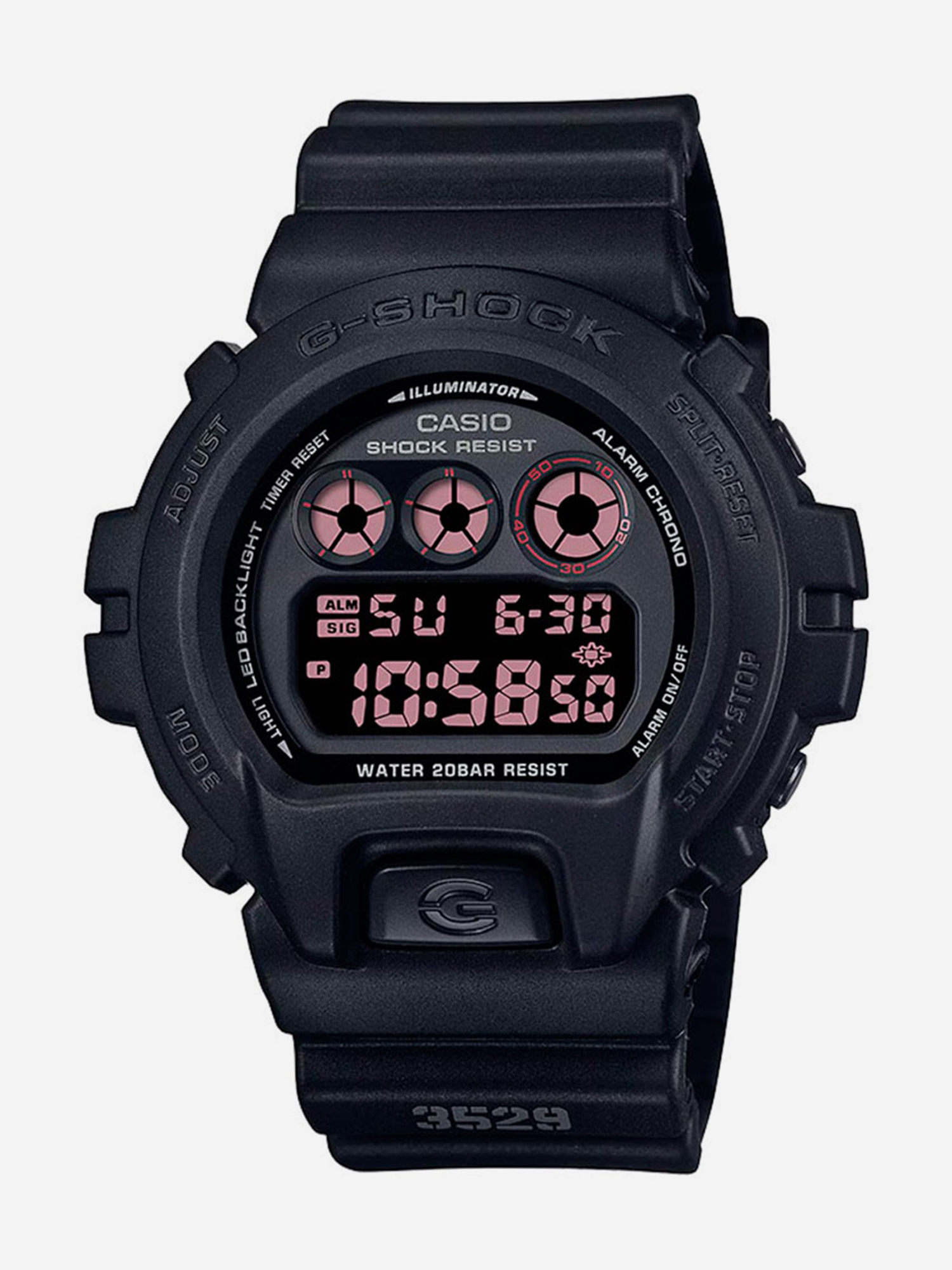 

Спортивные часы Casio DW-6900UMS-1E, Черный