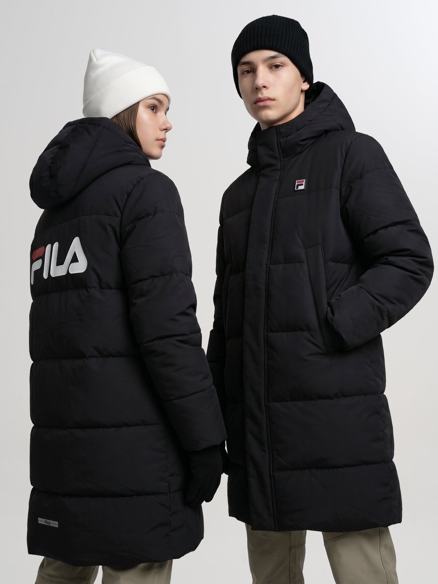 Пуховик для мальчиков FILA, черный, арт. 138033FLA-99