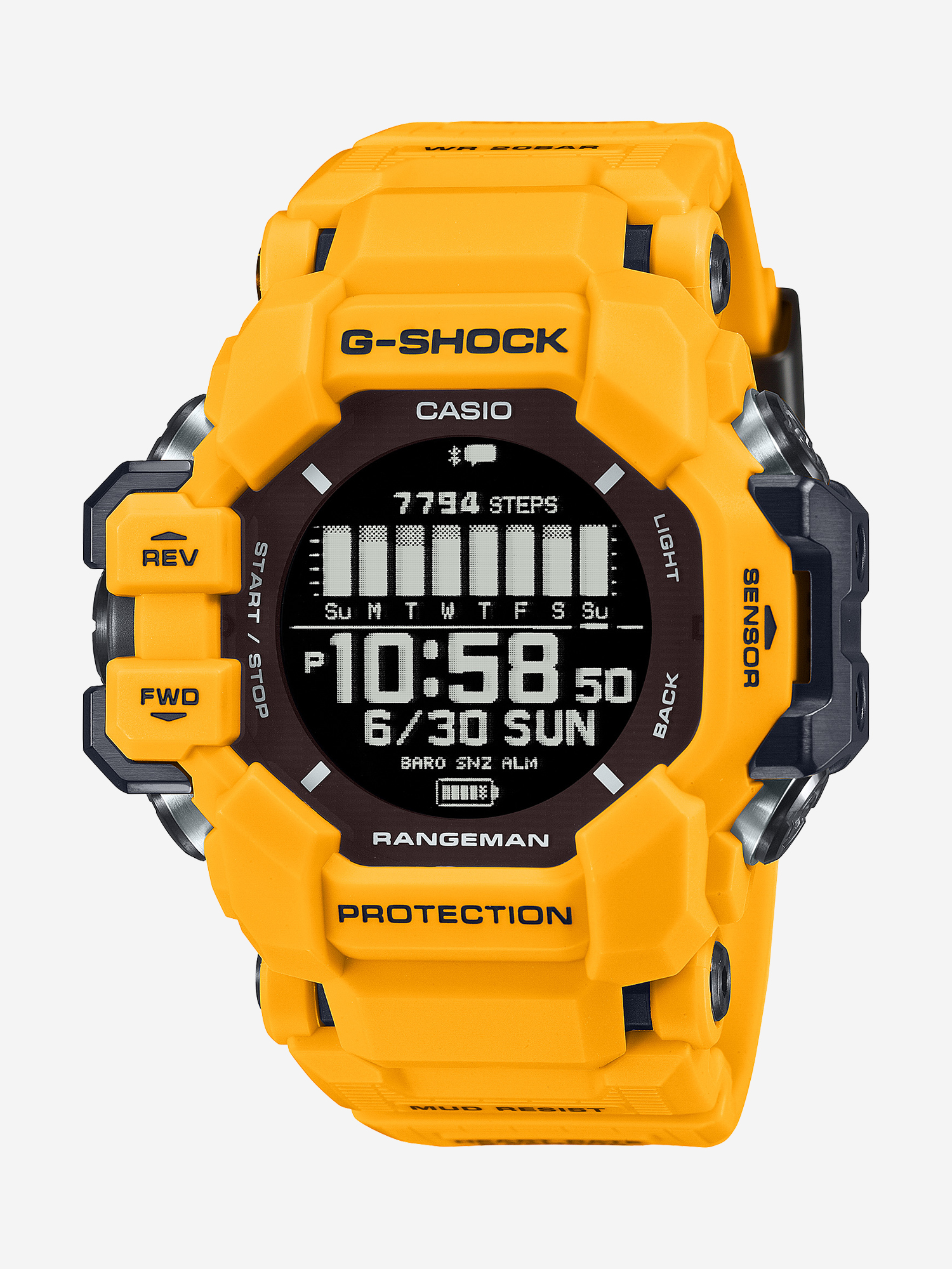 Изображение товара Спортивные часы CASIO G-SHOCK GPR-H1000-9E, Желтый