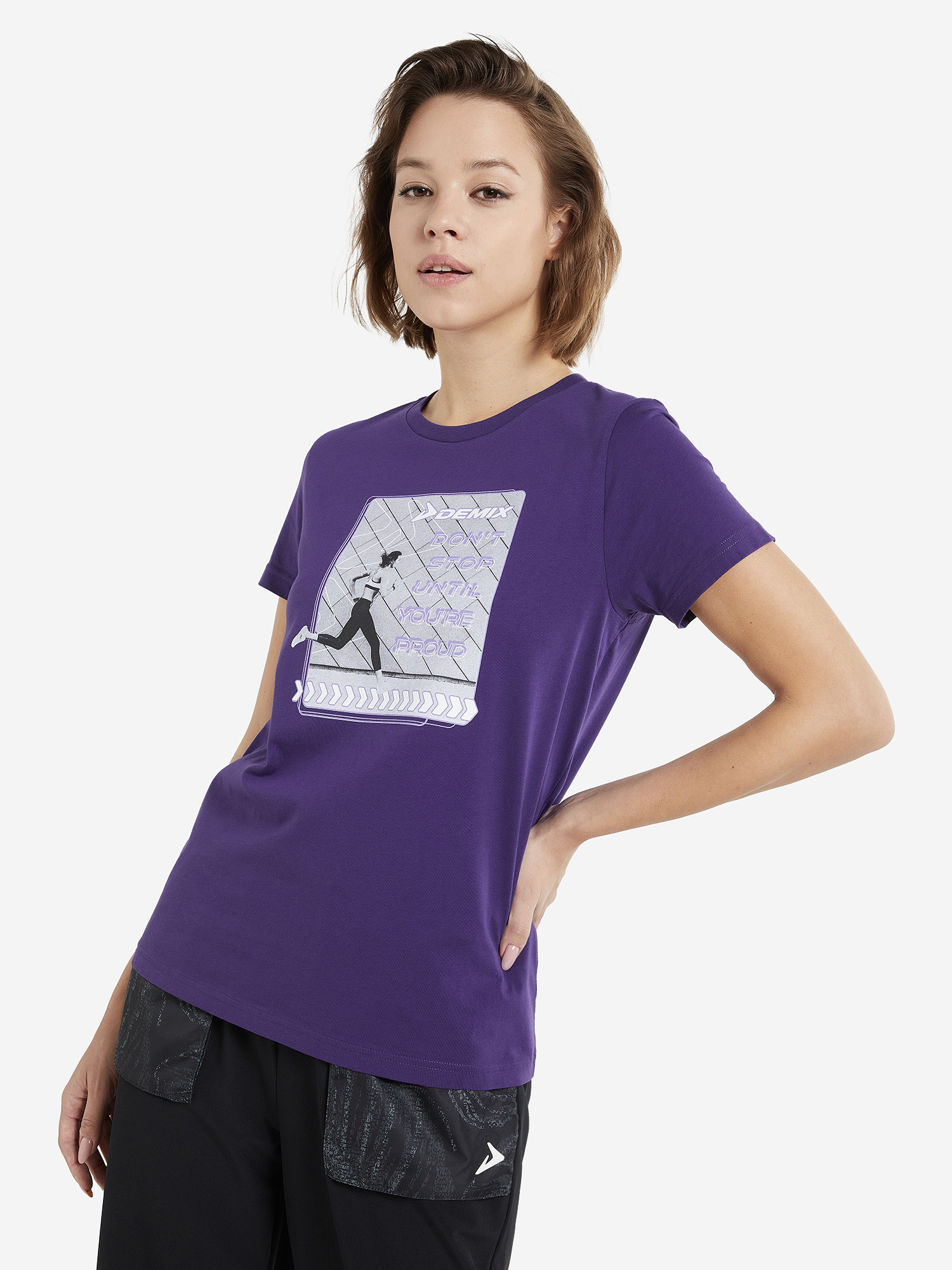 

Футболка женская Demix, Фиолетовый