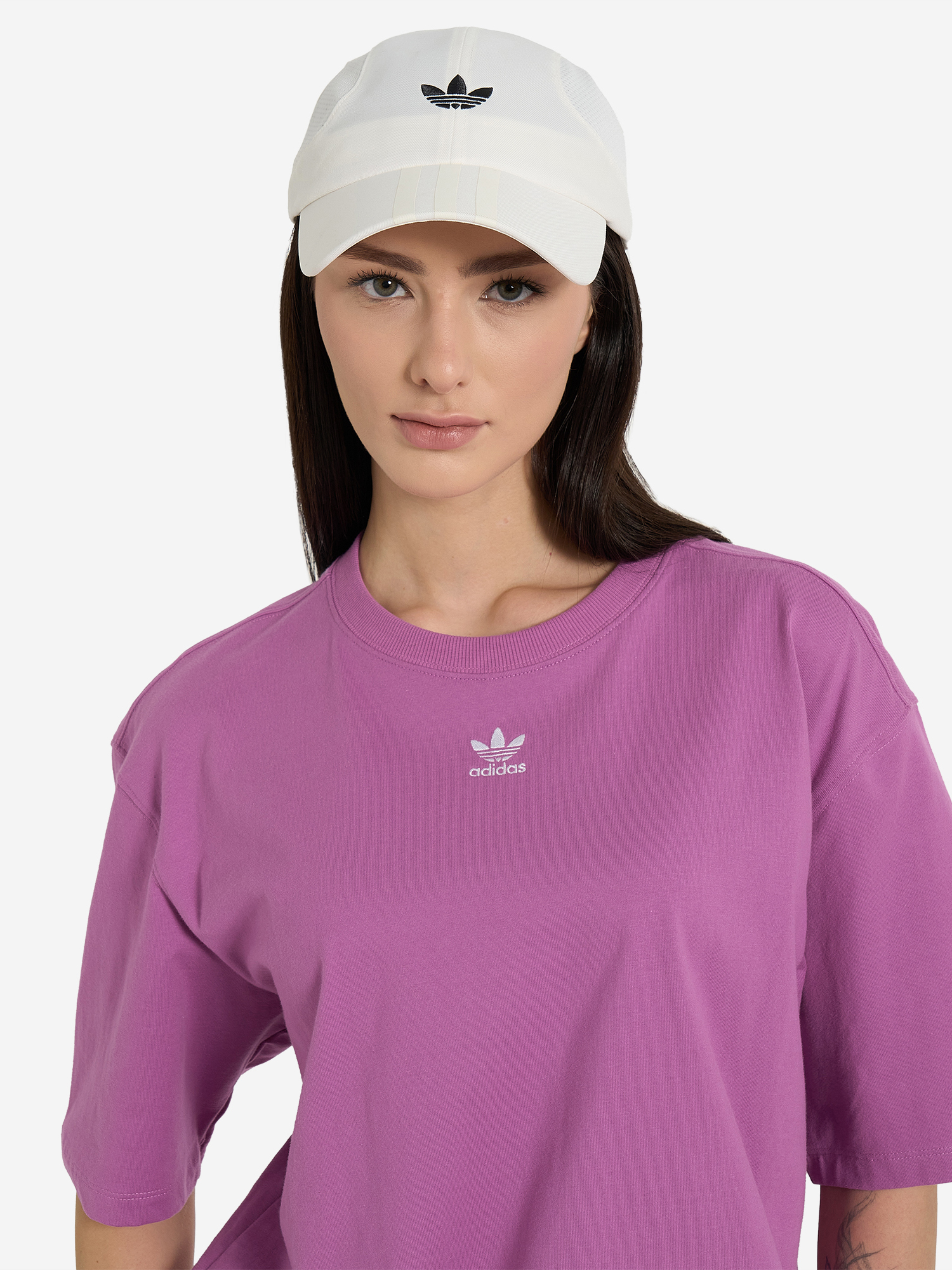 фото Бейсболка adidas, белый