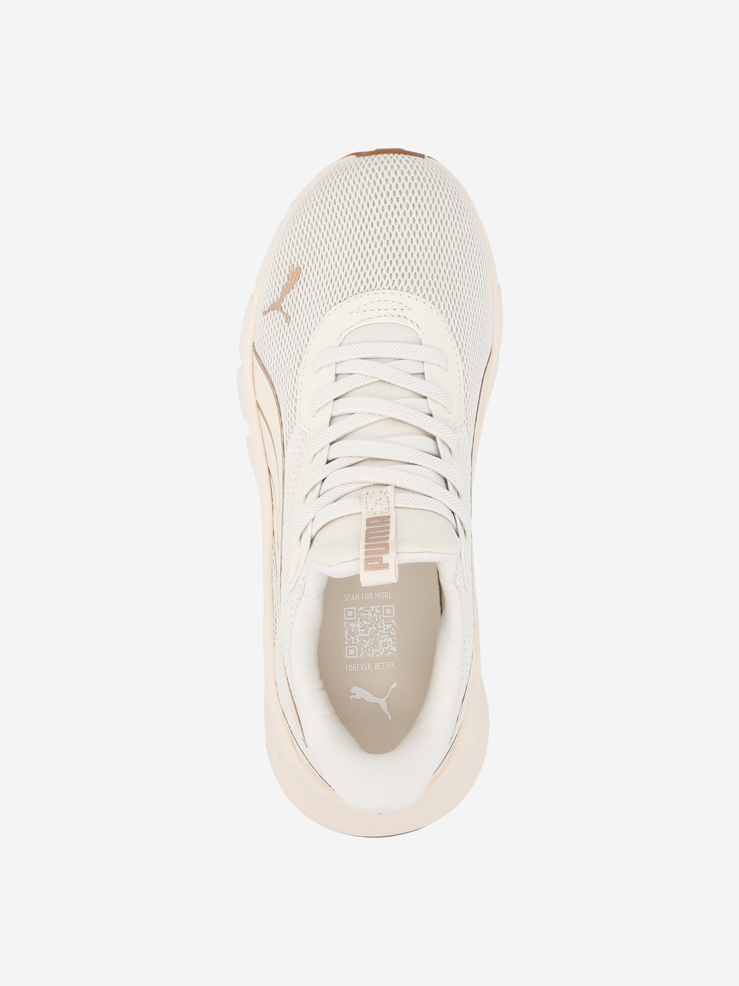 Кроссовки для девочек PUMA Flexfocus Lite Sliptech, Бежевый 5