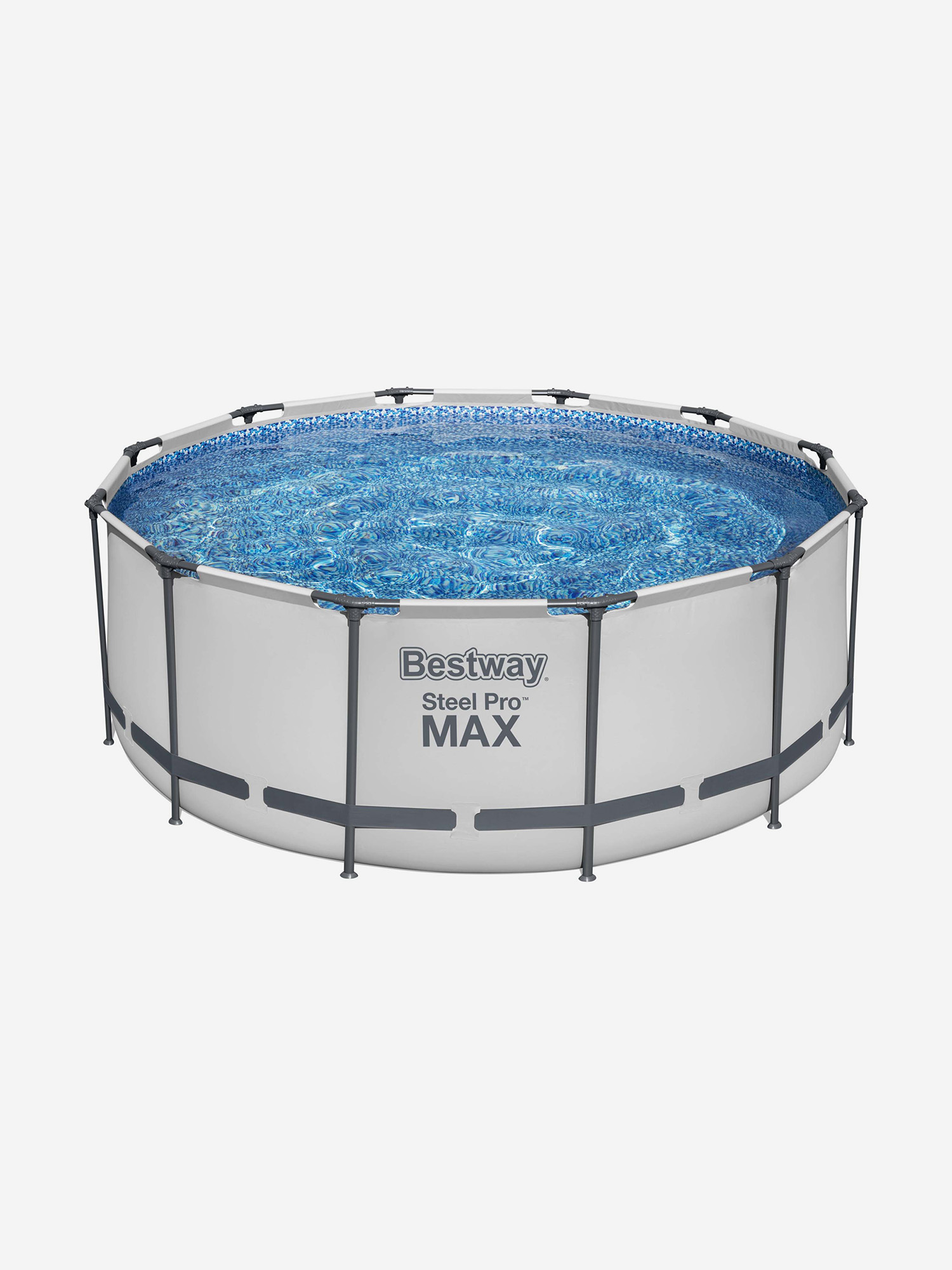 

Бассейн Bestway 56420 каркасный Steel Pro Max 366х122 см , объем 10250 л, Серый