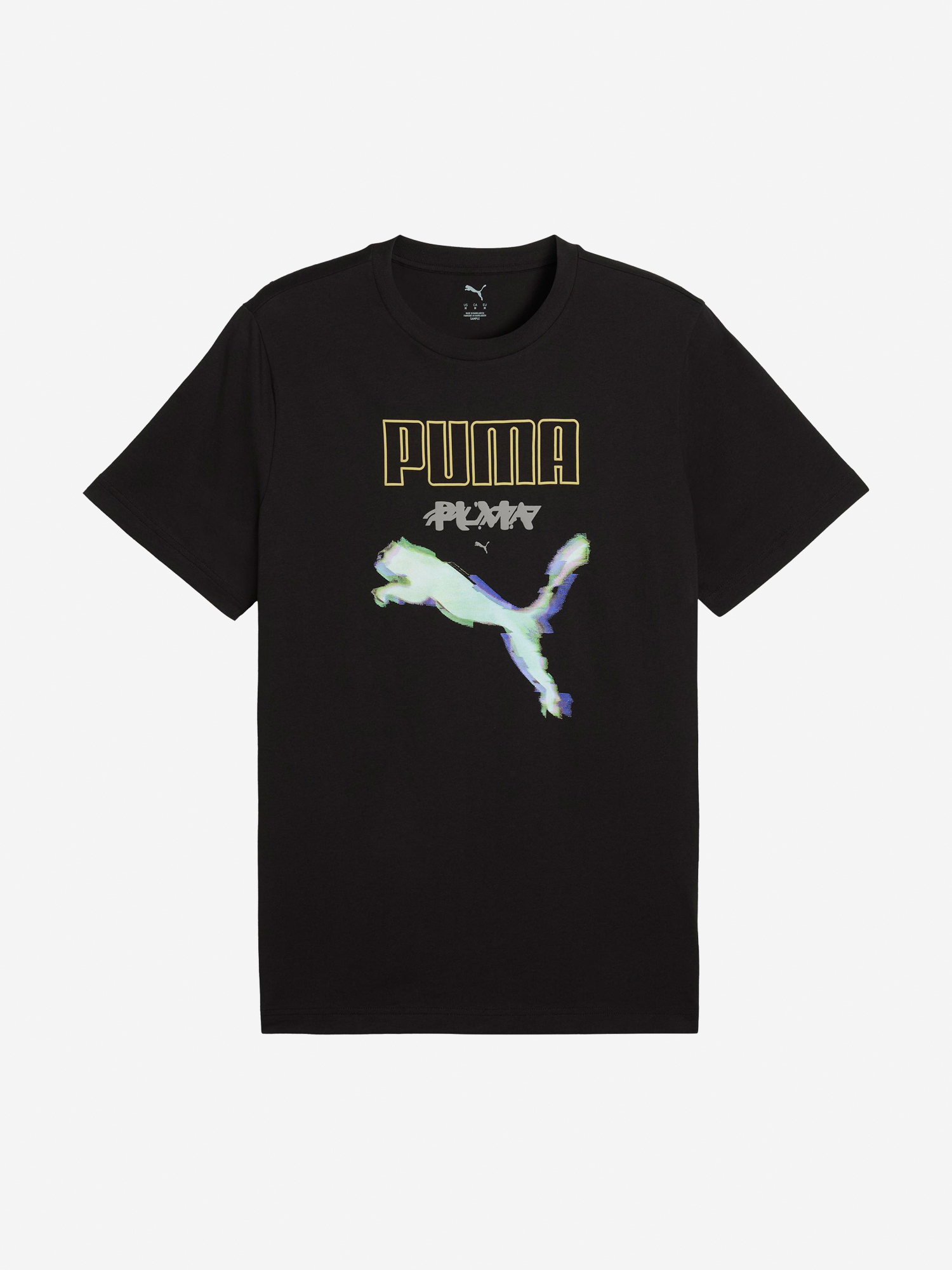 Футболка мужская PUMA Graphics Cyber, Черный