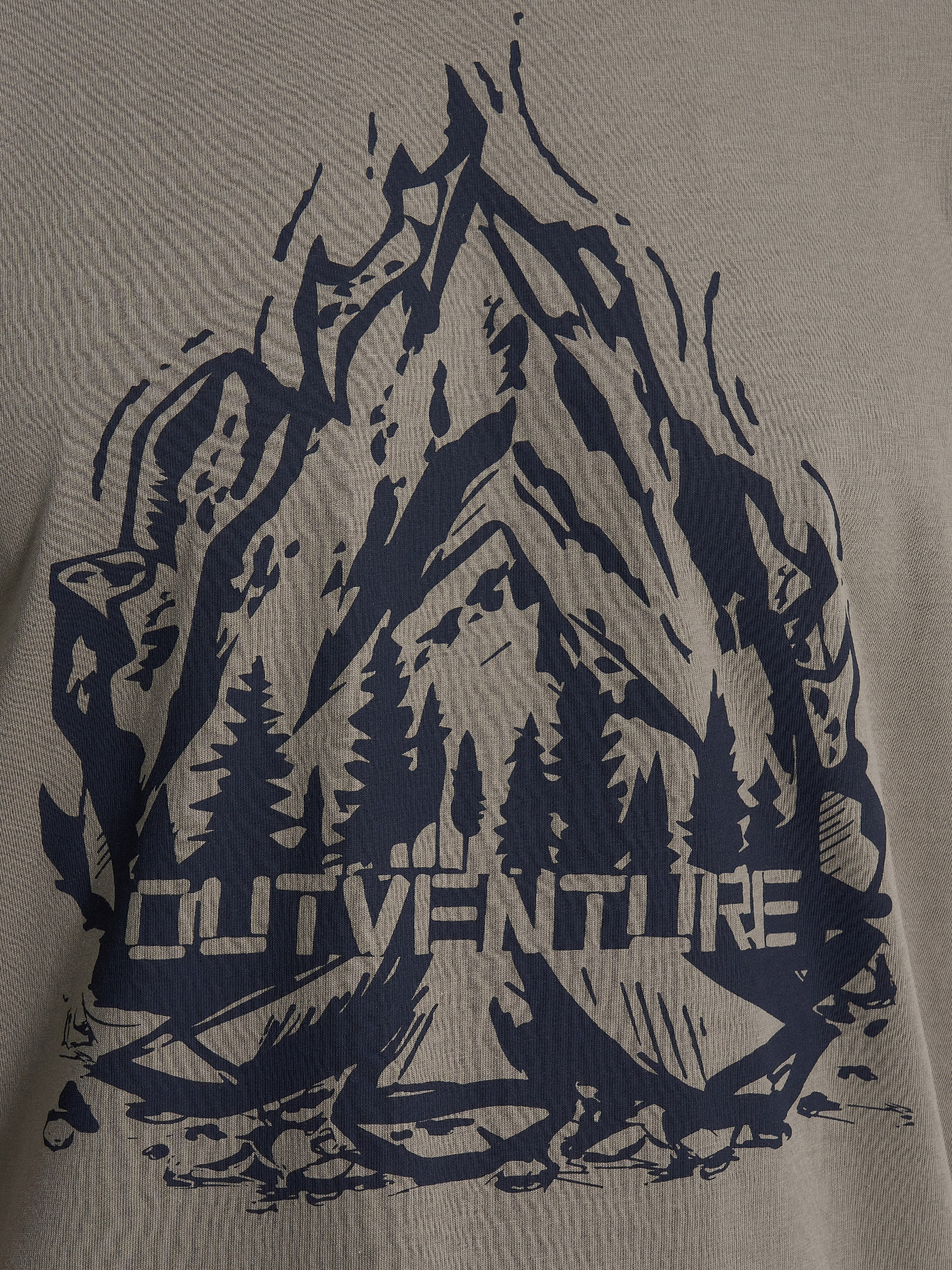 фото Футболка мужская outventure, коричневый