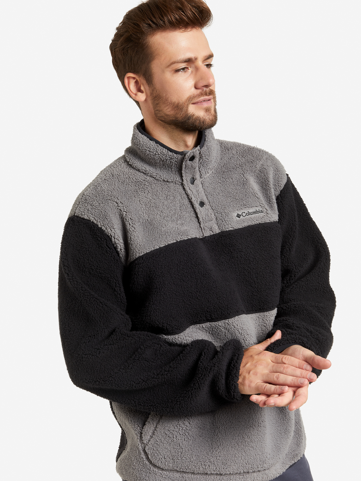 

Джемпер флисовый мужской Columbia Rugged Ridge Sherpa Half Snap, Серый