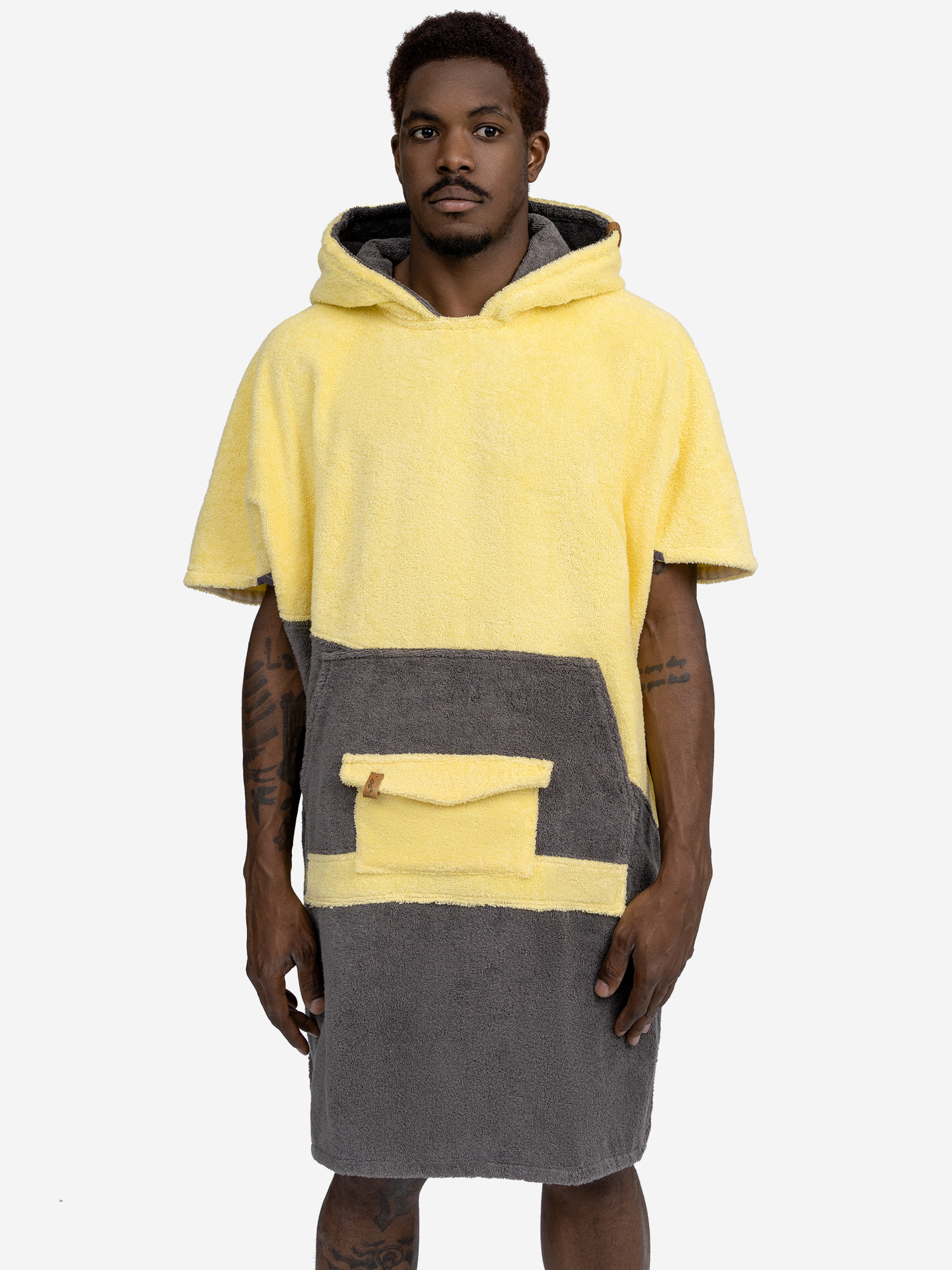 Изображение товара Пончо для серфинга besrf sunny из 100% хлопка, всесезонное, мужское