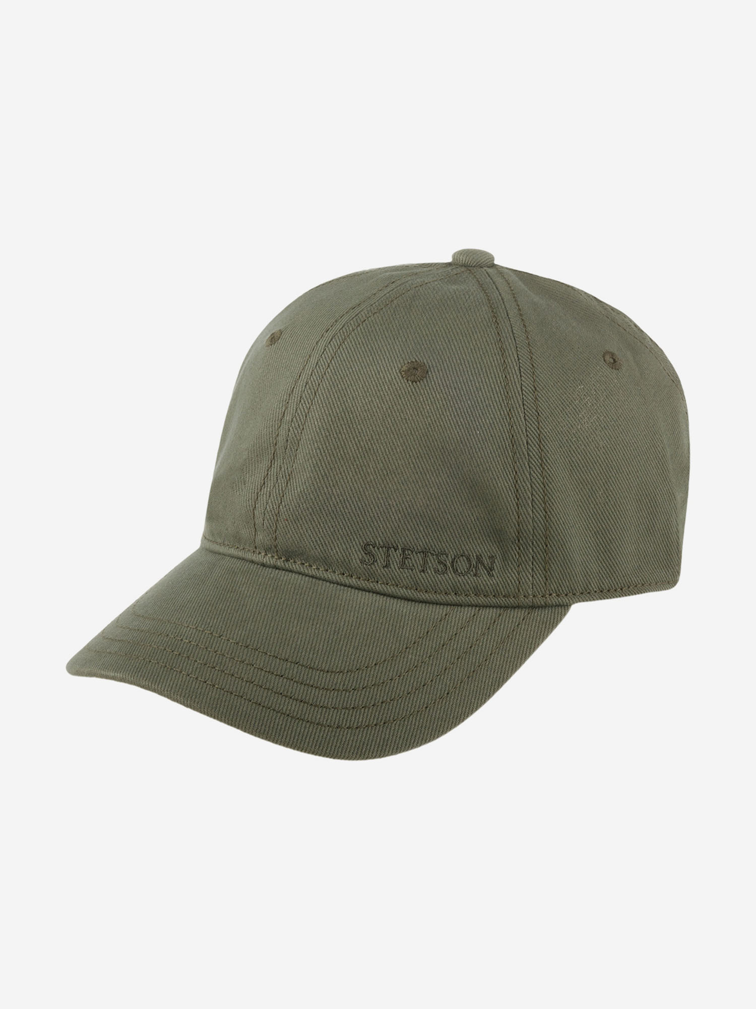 

Бейсболка STETSON 7711142 BASEBALL CAP BRUSHED TWILL (оливковый), Мультицвет