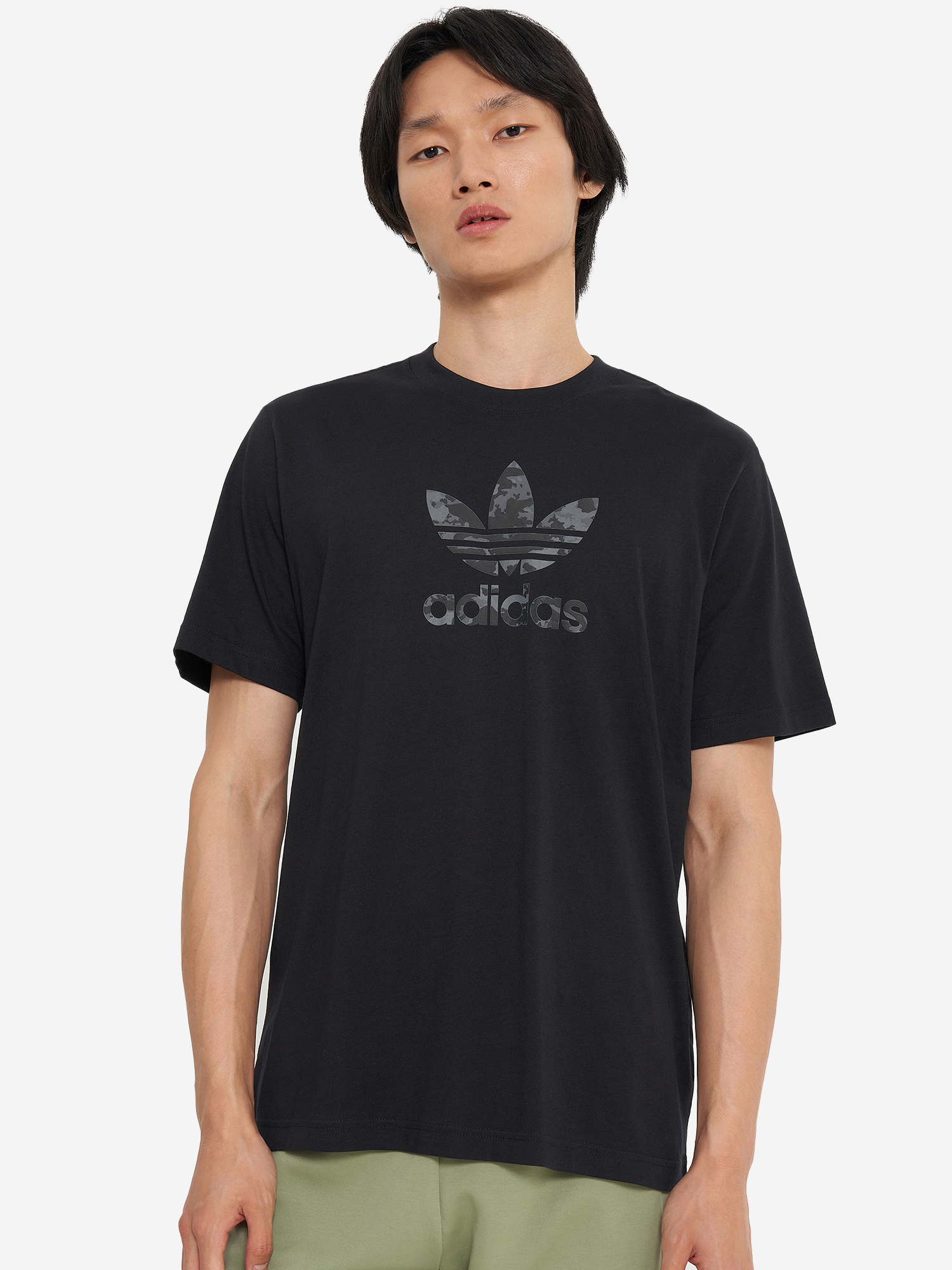 

Футболка мужская adidas Camo, Черный