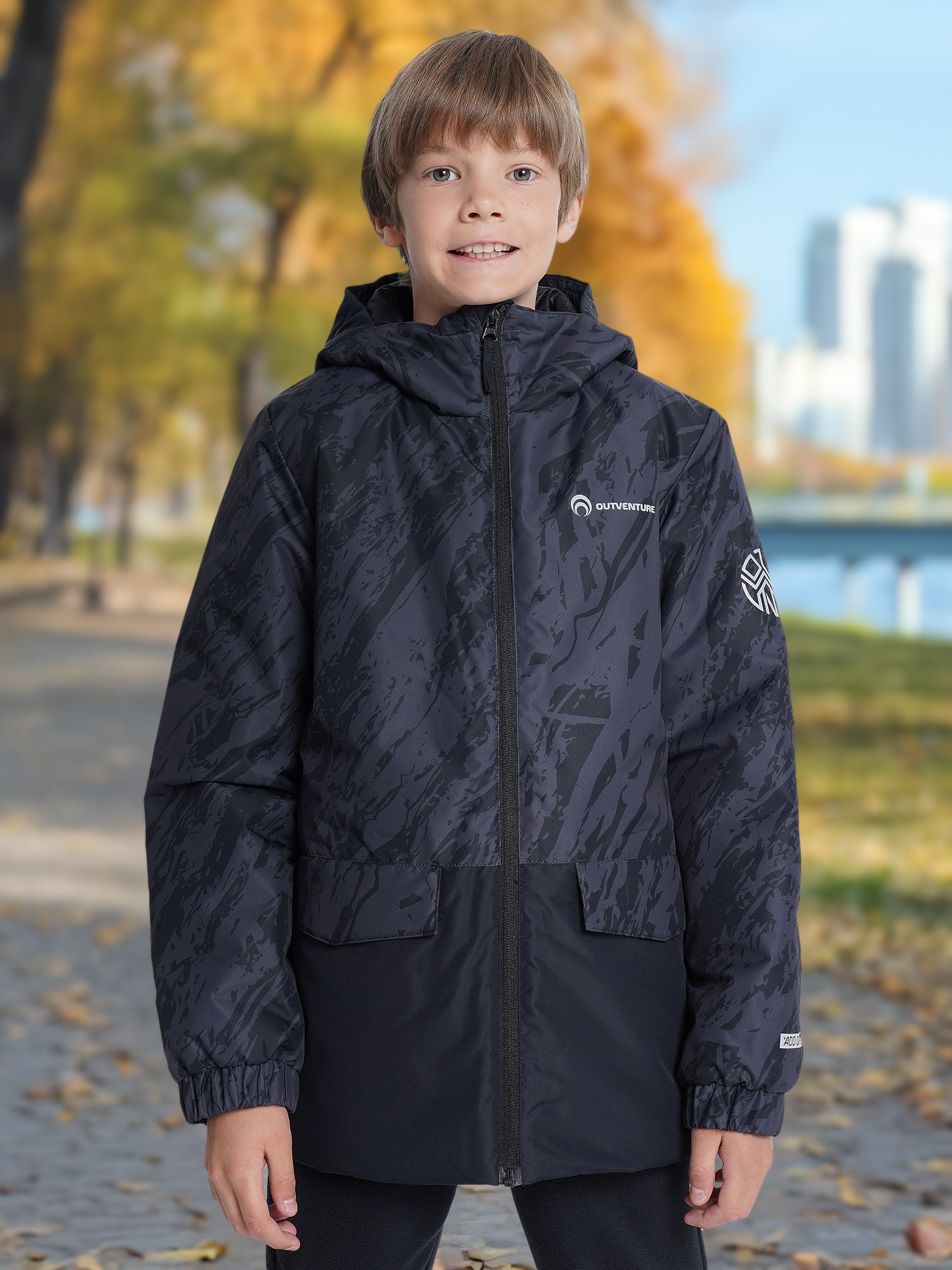 

Куртка утепленная для мальчиков Outventure, Черный
