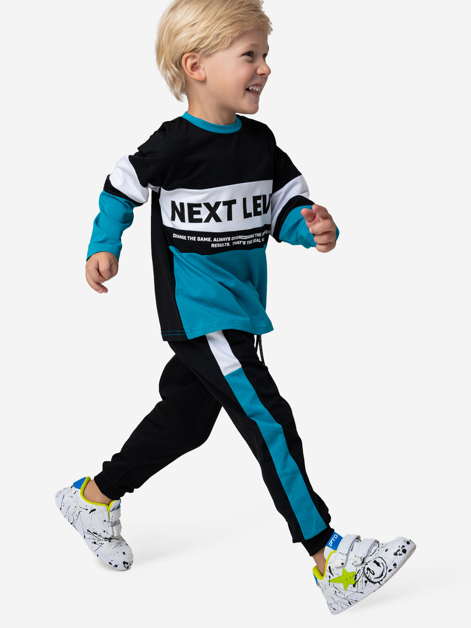 Изображение товара Комплект для мальчика: лонгслив и брюки PlayToday