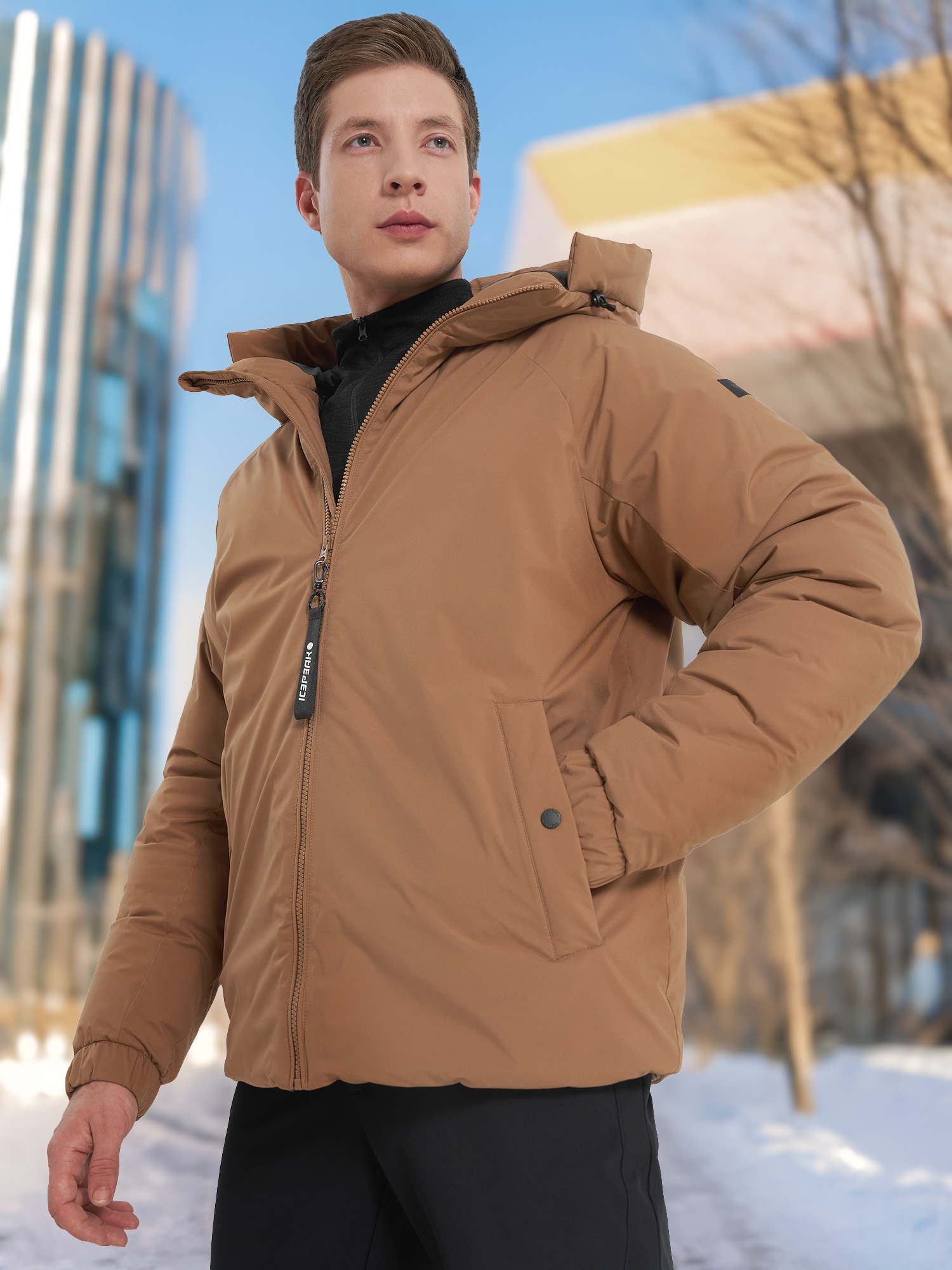 

Пуховик мужской IcePeak Arvin, Бежевый
