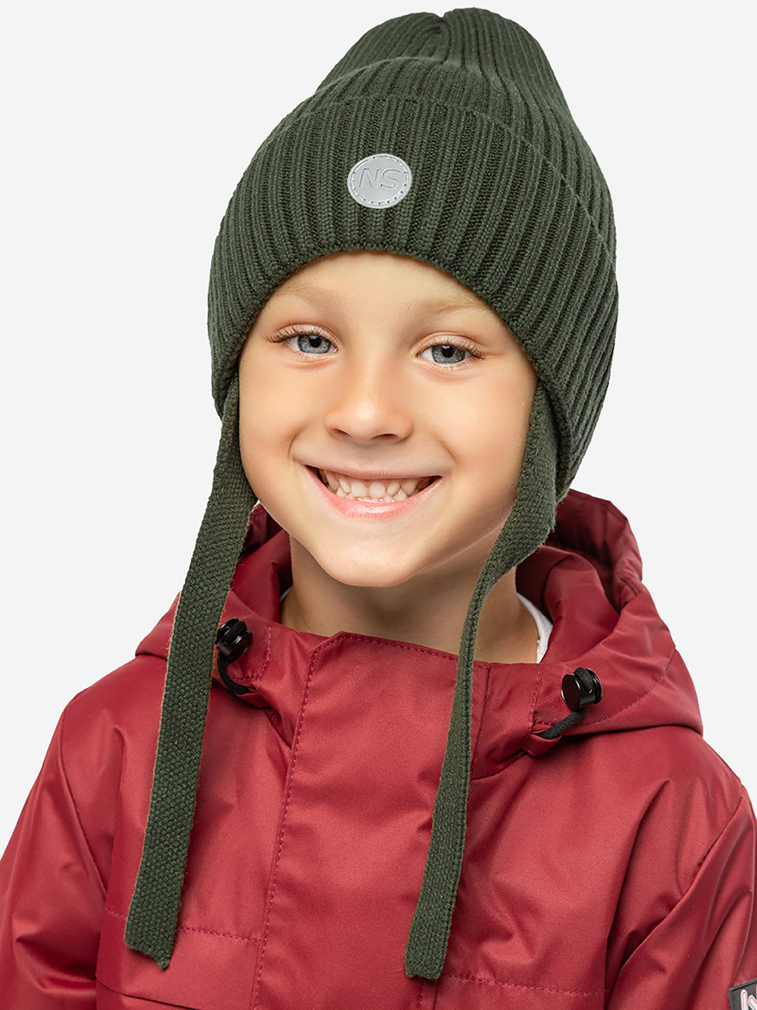 Изображение товара Шапка NIKASTYLE в хаки для детей и взрослых демисезонная