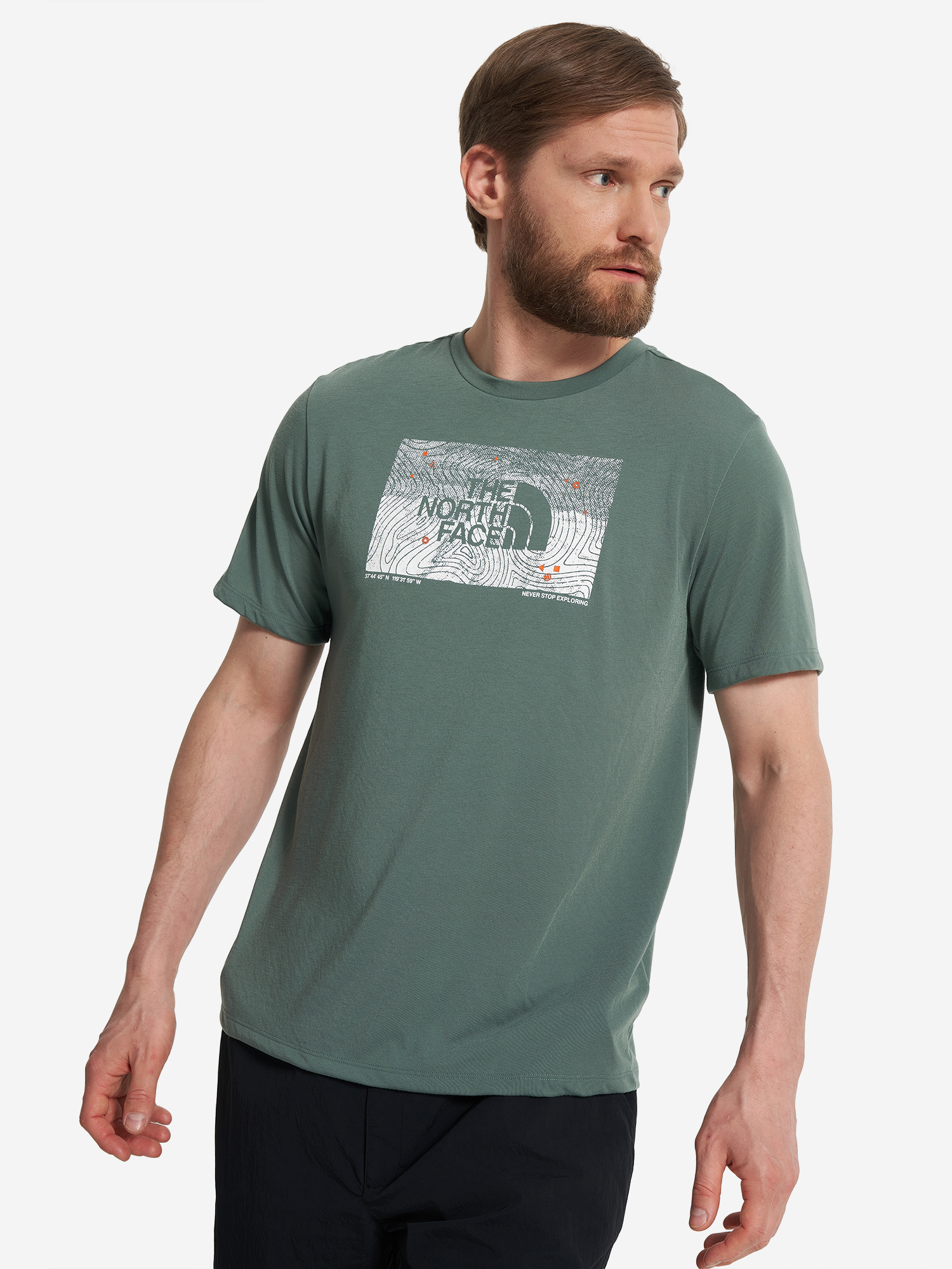 

Футболка мужская The North Face Foundation, Зеленый