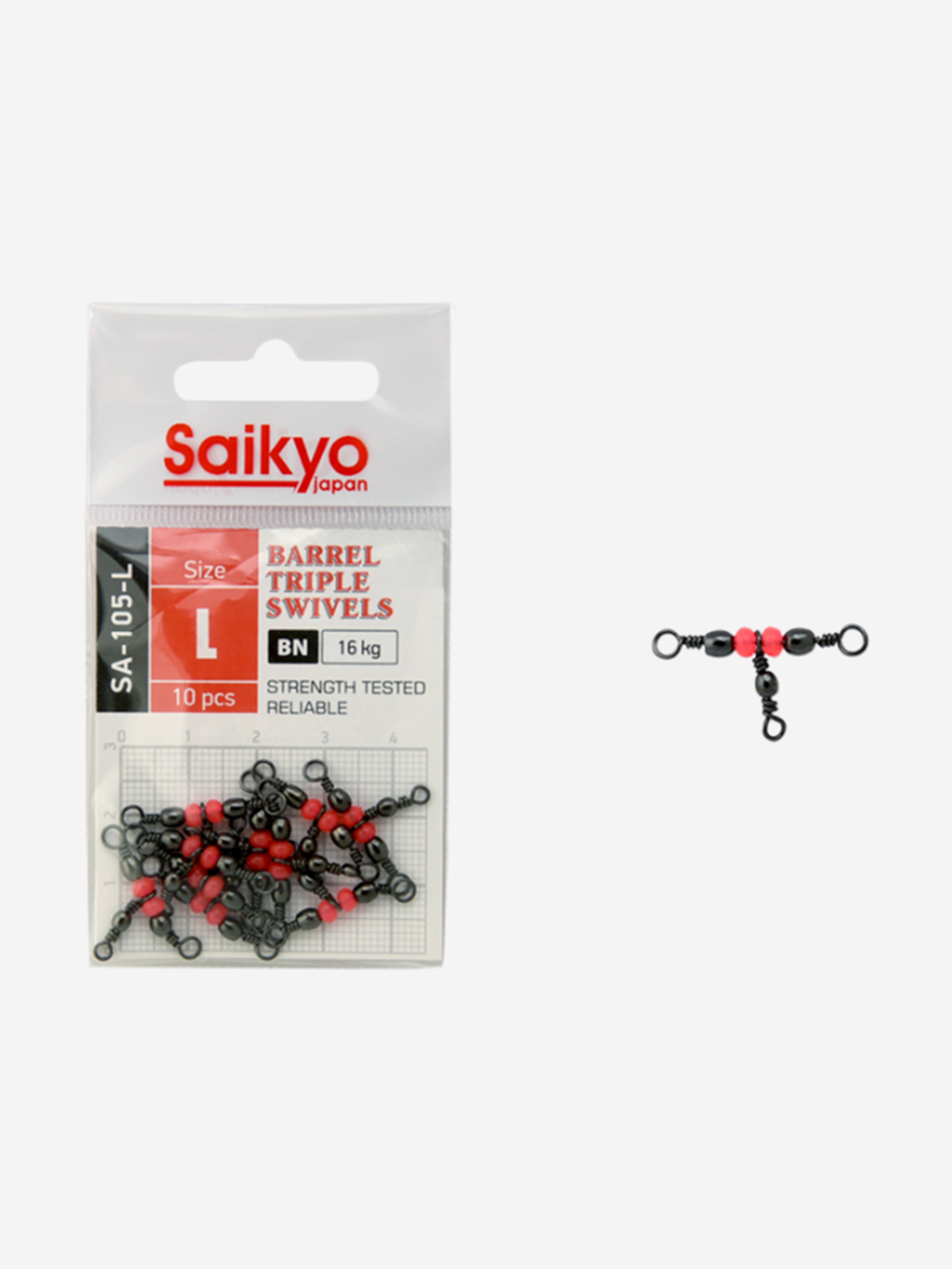 

Вертлюг Saikyo SA-105-L ( 1упк. по 10 шт.), Черный