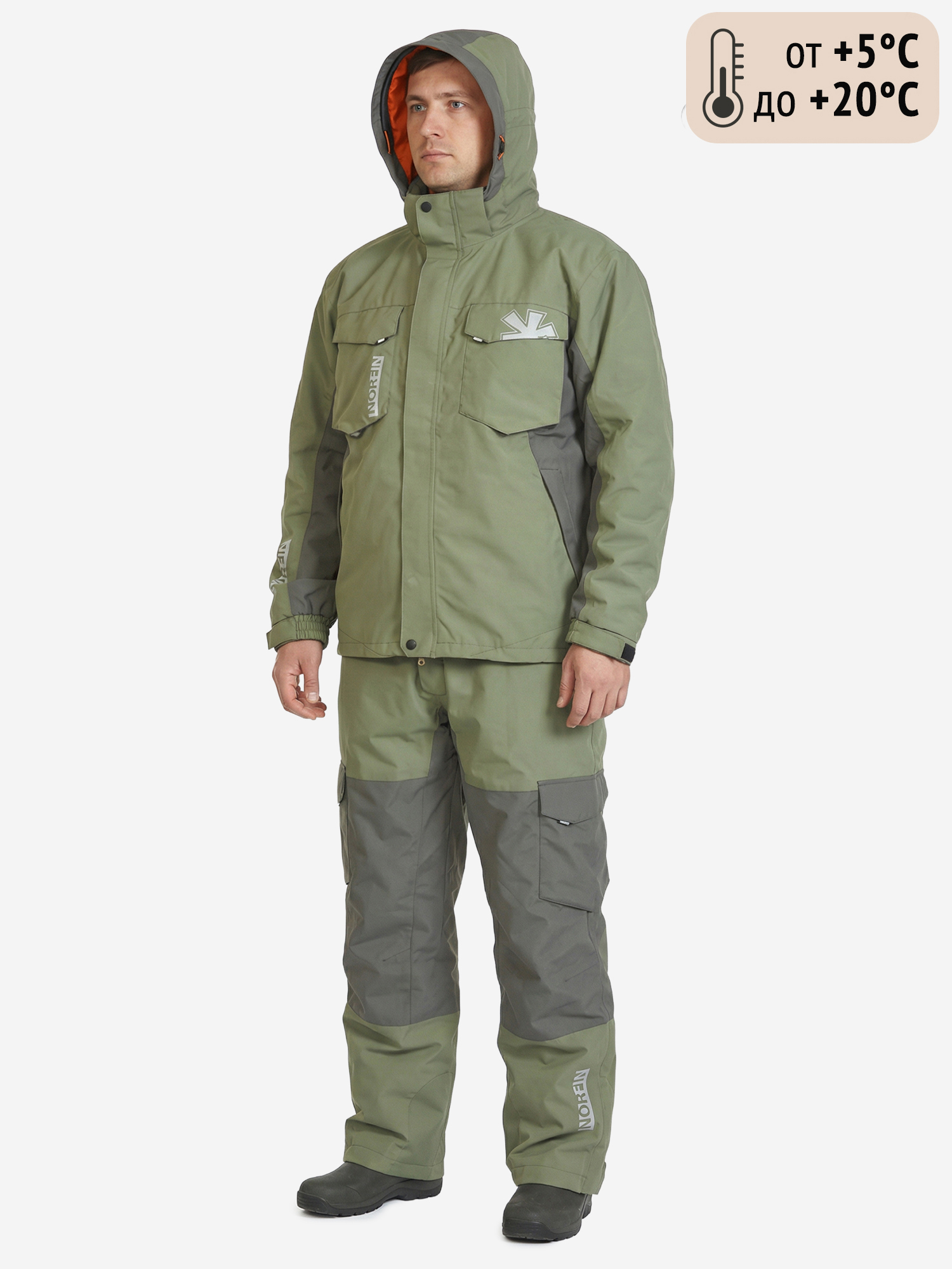 Изображение товара Демисезонный костюм Norfin ALPHA для рыбалки охоты водонепроницаемый