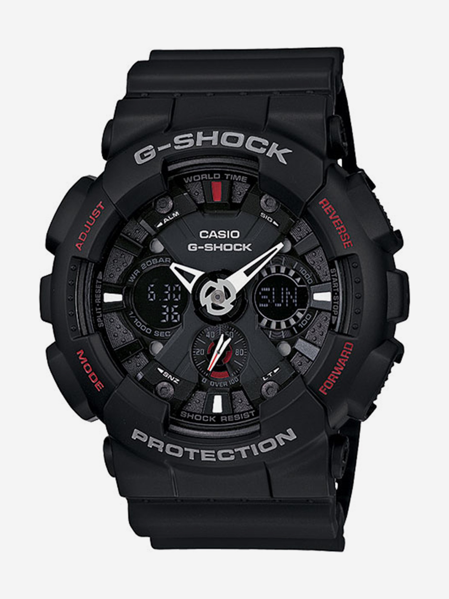 

Спортивные часы Casio GA-120-1A, Черный