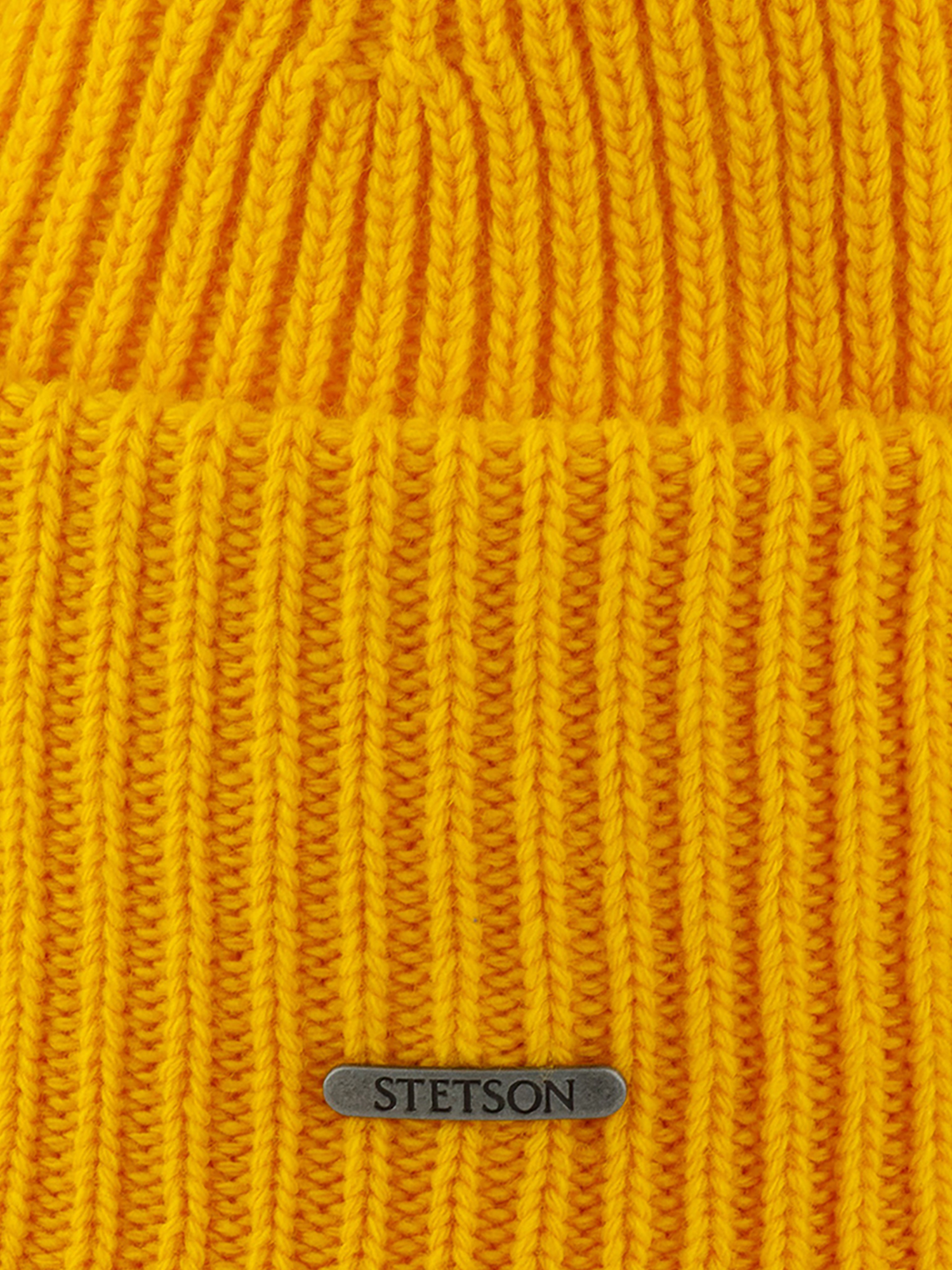 Шапка с отворотом STETSON 8599382 BEANIE WOOL (желтый), Желтый 02-750XDOXS9Z-20, размер Без размера - фото 4