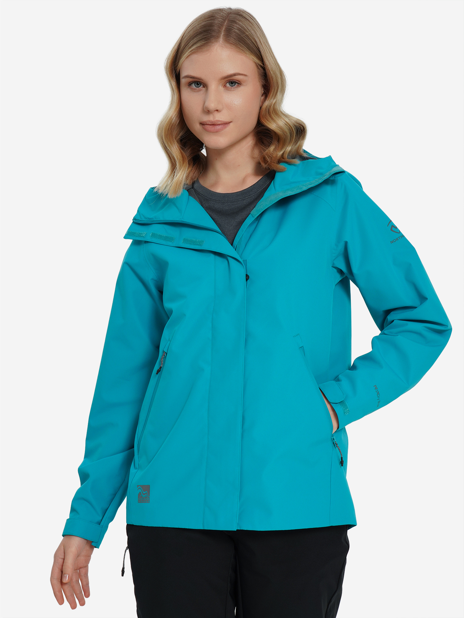 Женская мембранная куртка Northland Синяя, синий, арт. 141055n16-s2