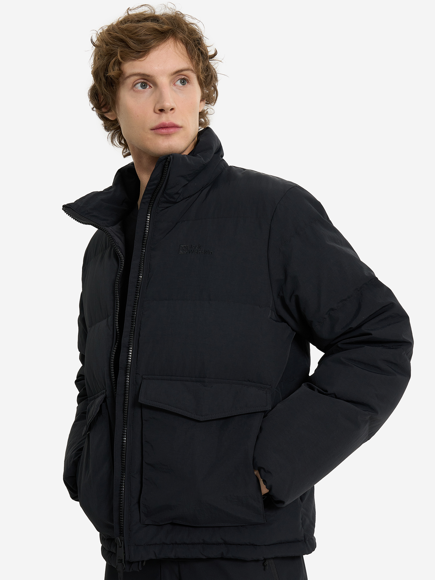 

Пуховик мужской Jack Wolfskin Nordlicht, Черный