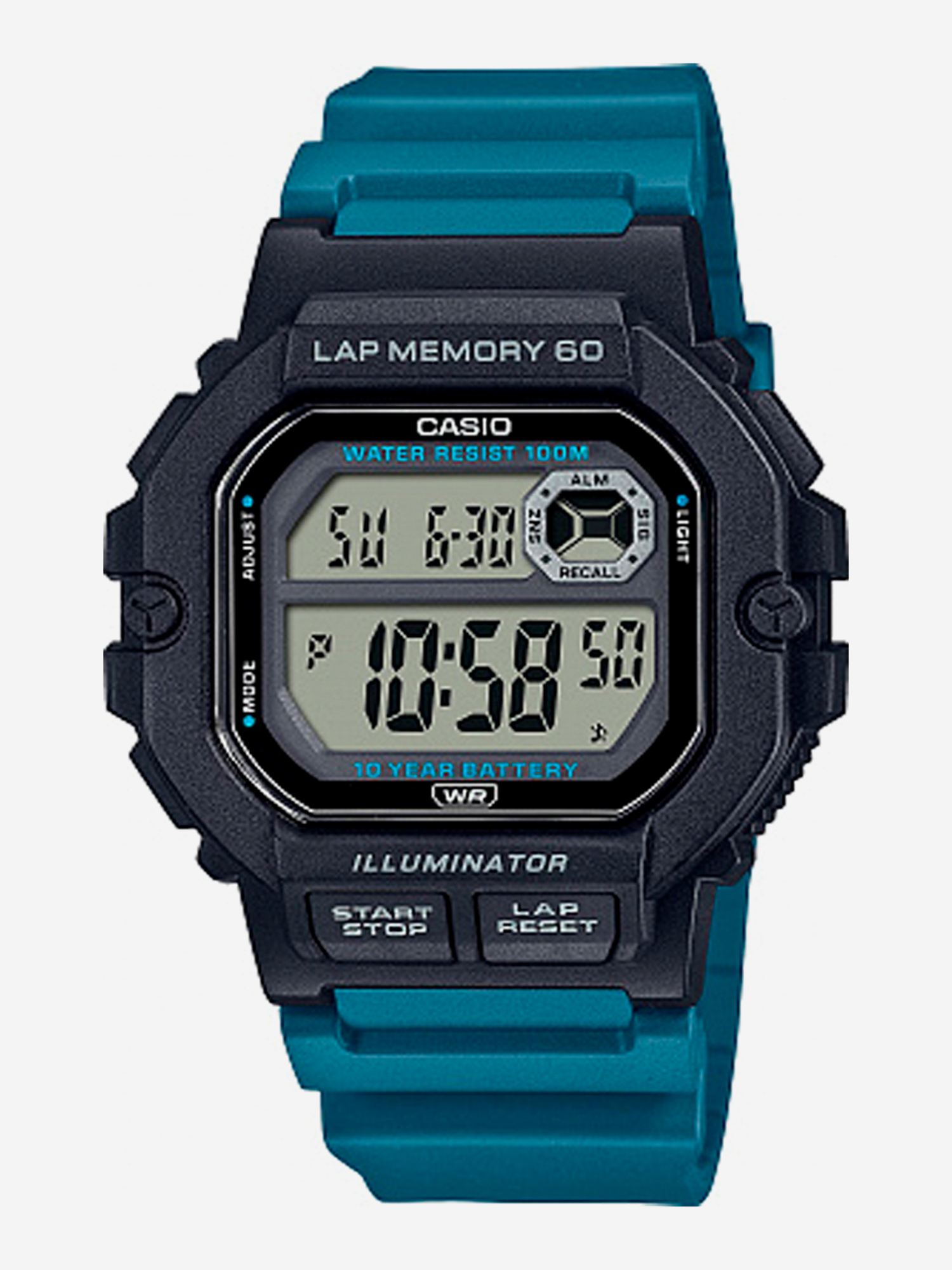 

Наручные часы Casio Collection WS-1400H-3A, Черный