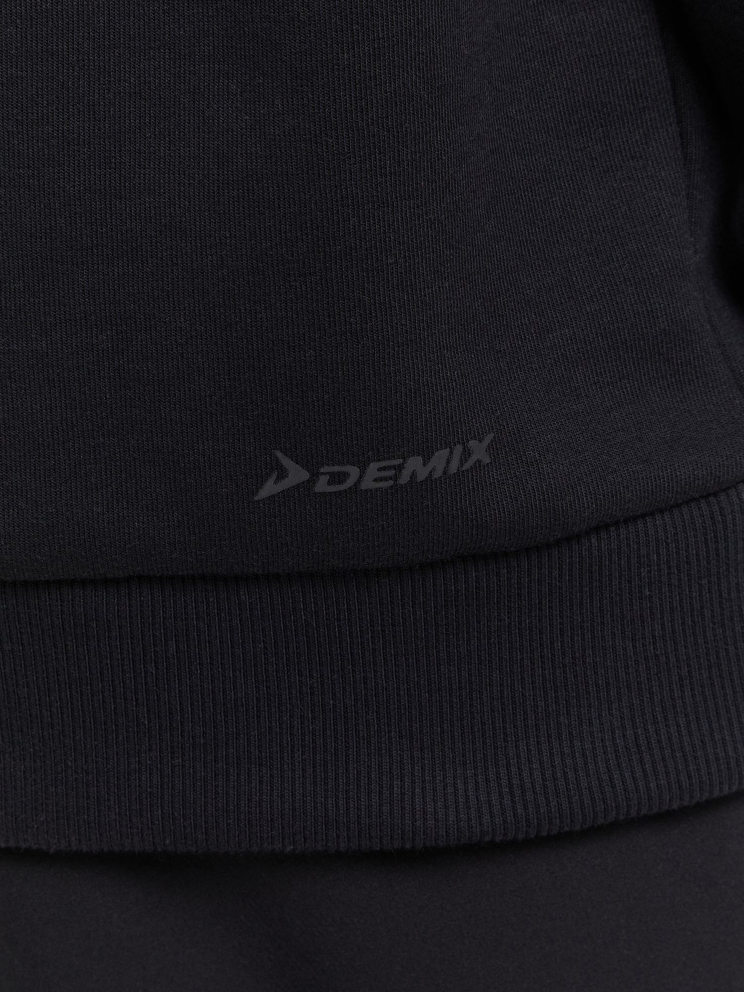 фото Худи женское оверсайз demix, черный