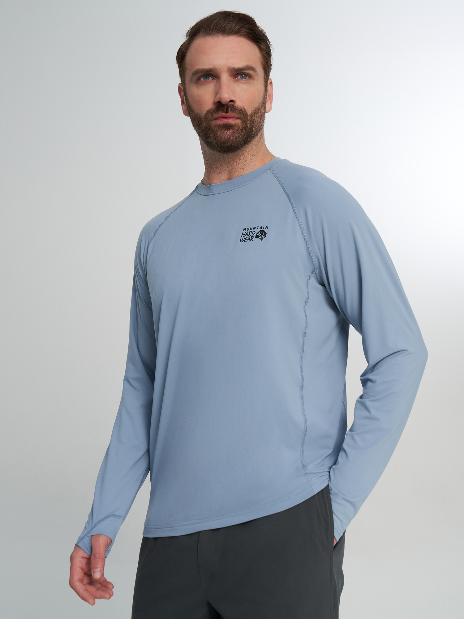 

Лонгслив мужской Mountain Hardwear Crater Lake Long Sleeve Crew, Синий