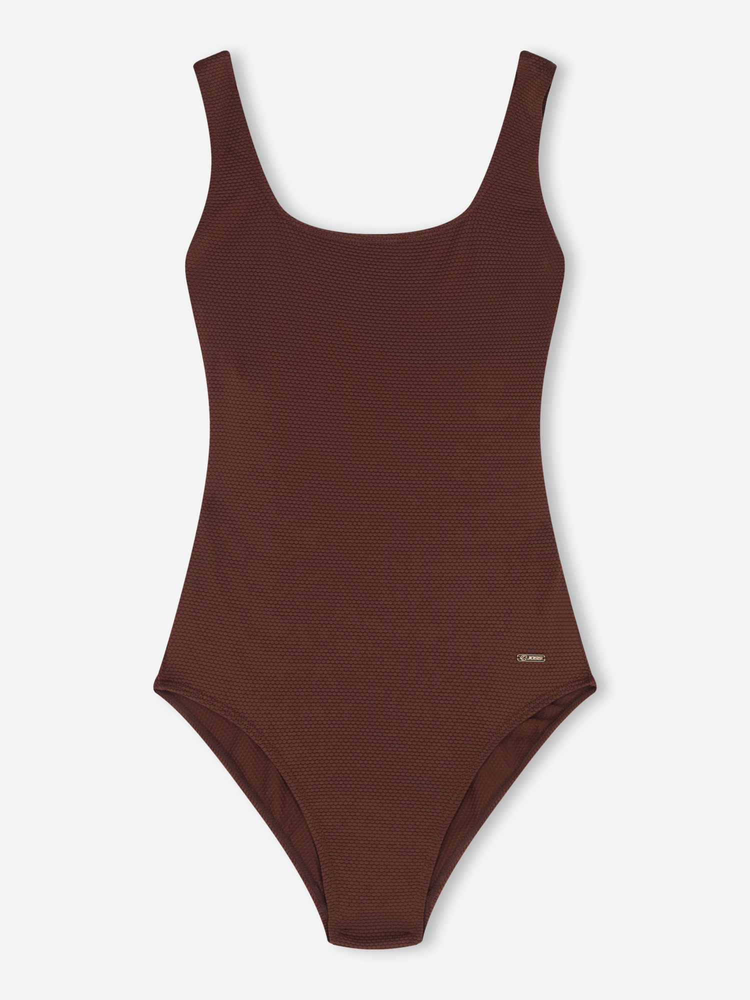 Изображение товара Женский слитный купальник Joss темно-коричневый пляжный плавательный стиль