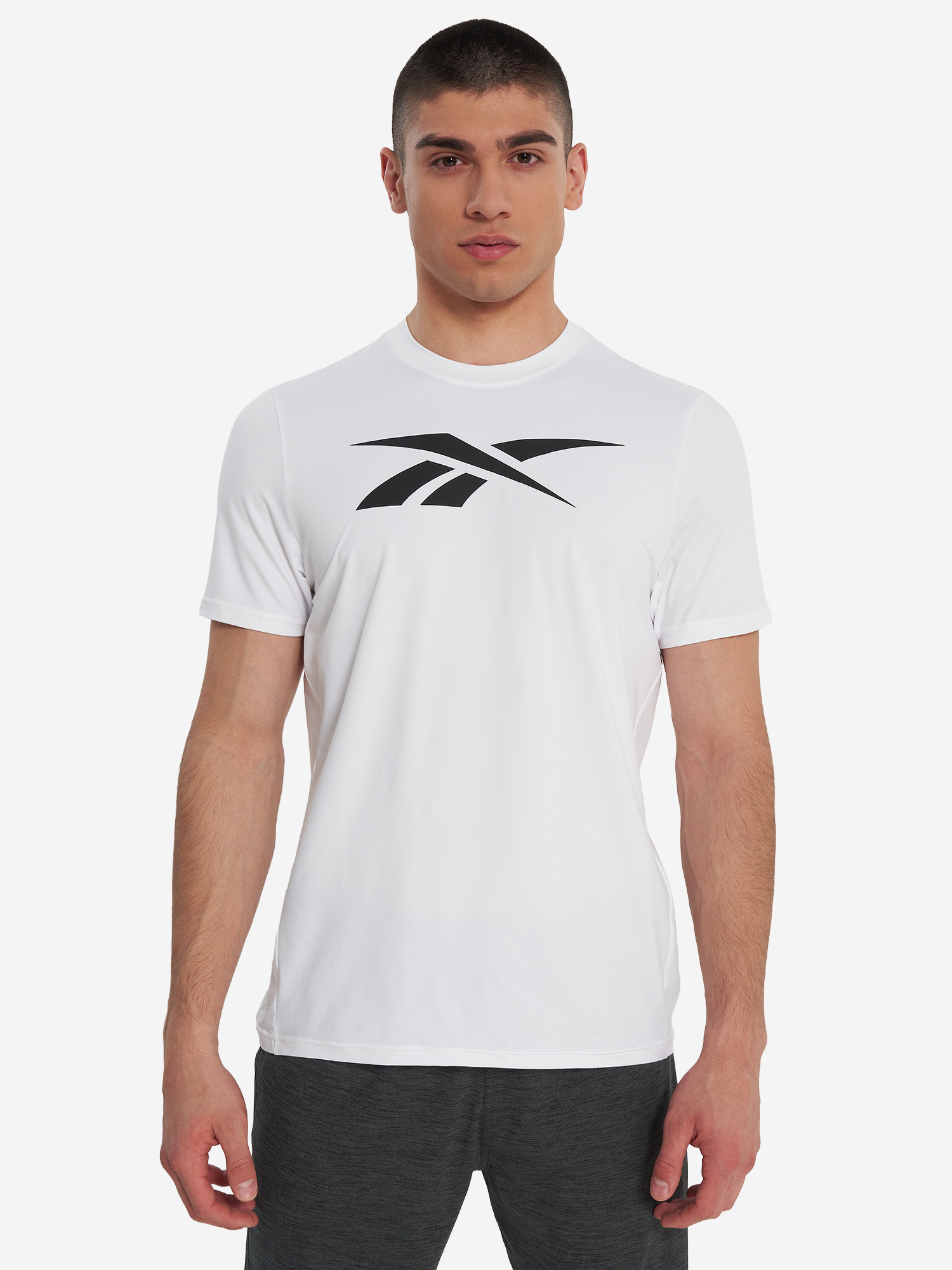 фото Футболка мужская reebok jimmy vector, белый