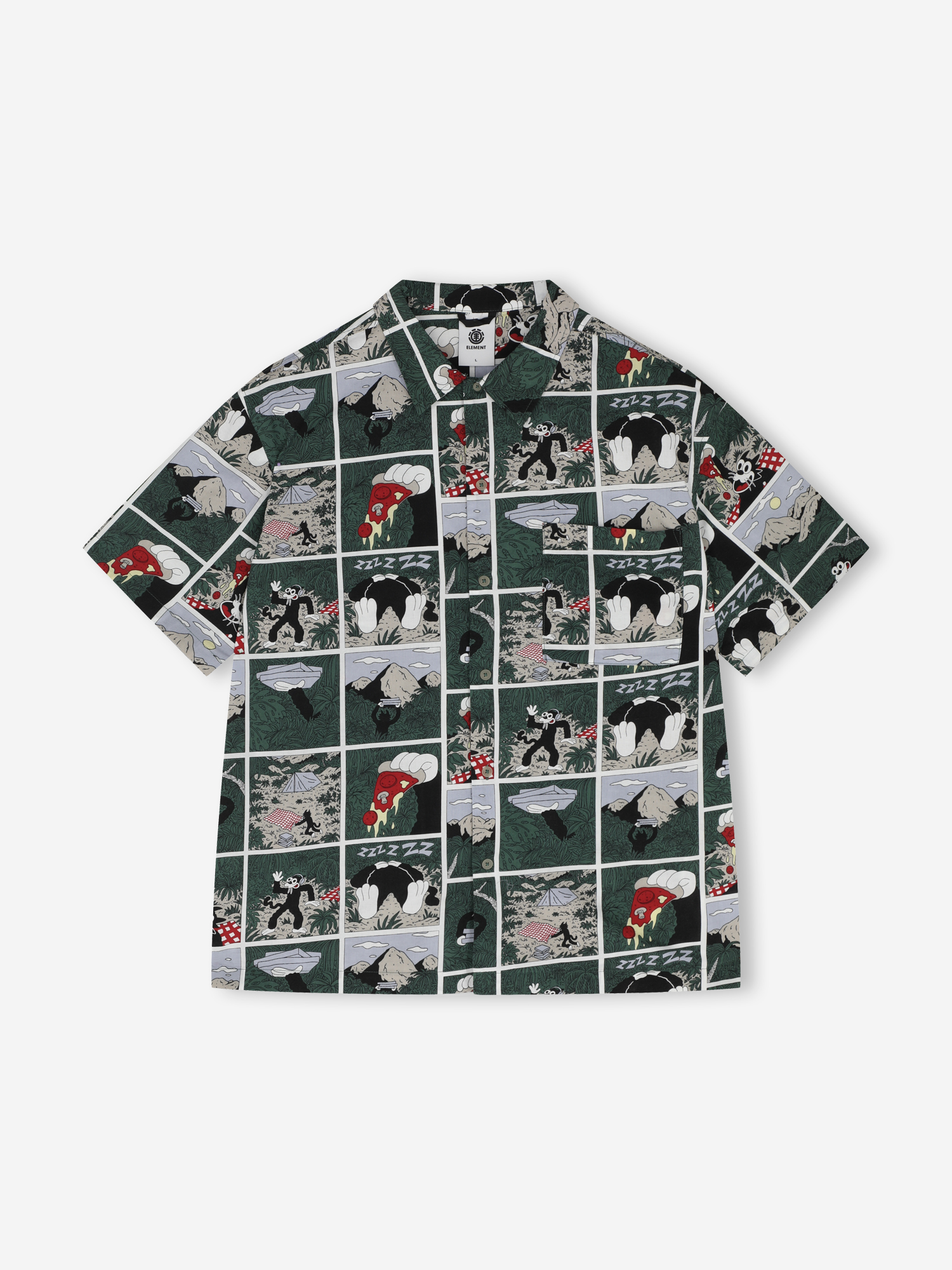 Рубашка с коротким рукавом Element, разноцветный, арт. ELYWT00204E1K-GQB6