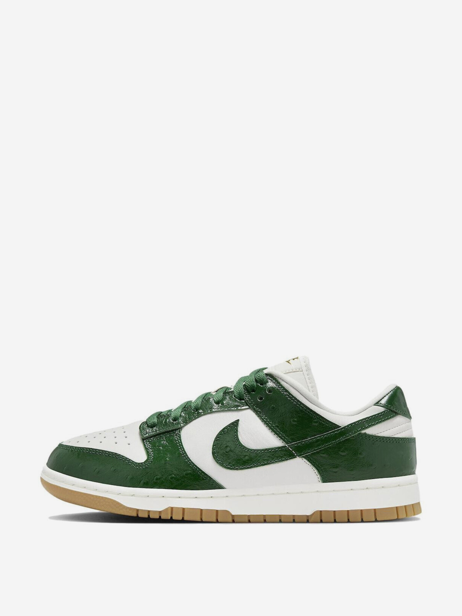 Изображение товара Кроссовки Nike Dunk Low LX Зеленые из кожи для женщин в летний сезон Изображение товара Кроссовки Nike Dunk Low LX Зеленые из кожи для женщин в летний сезон