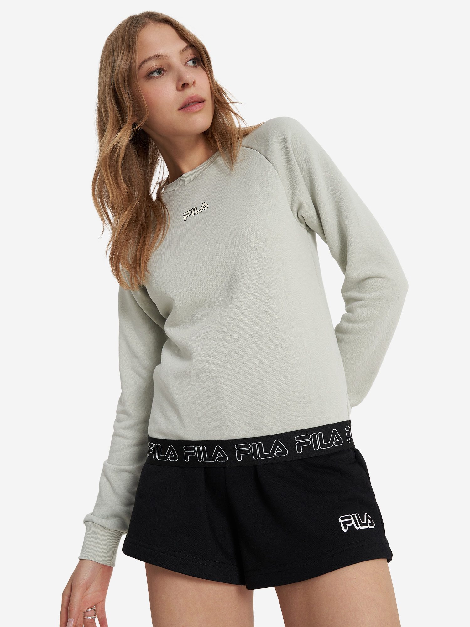 Свитшот женский FILA, Серый SS24SPW019FLA-915, размер RUS 44 | EUR S - фото 2