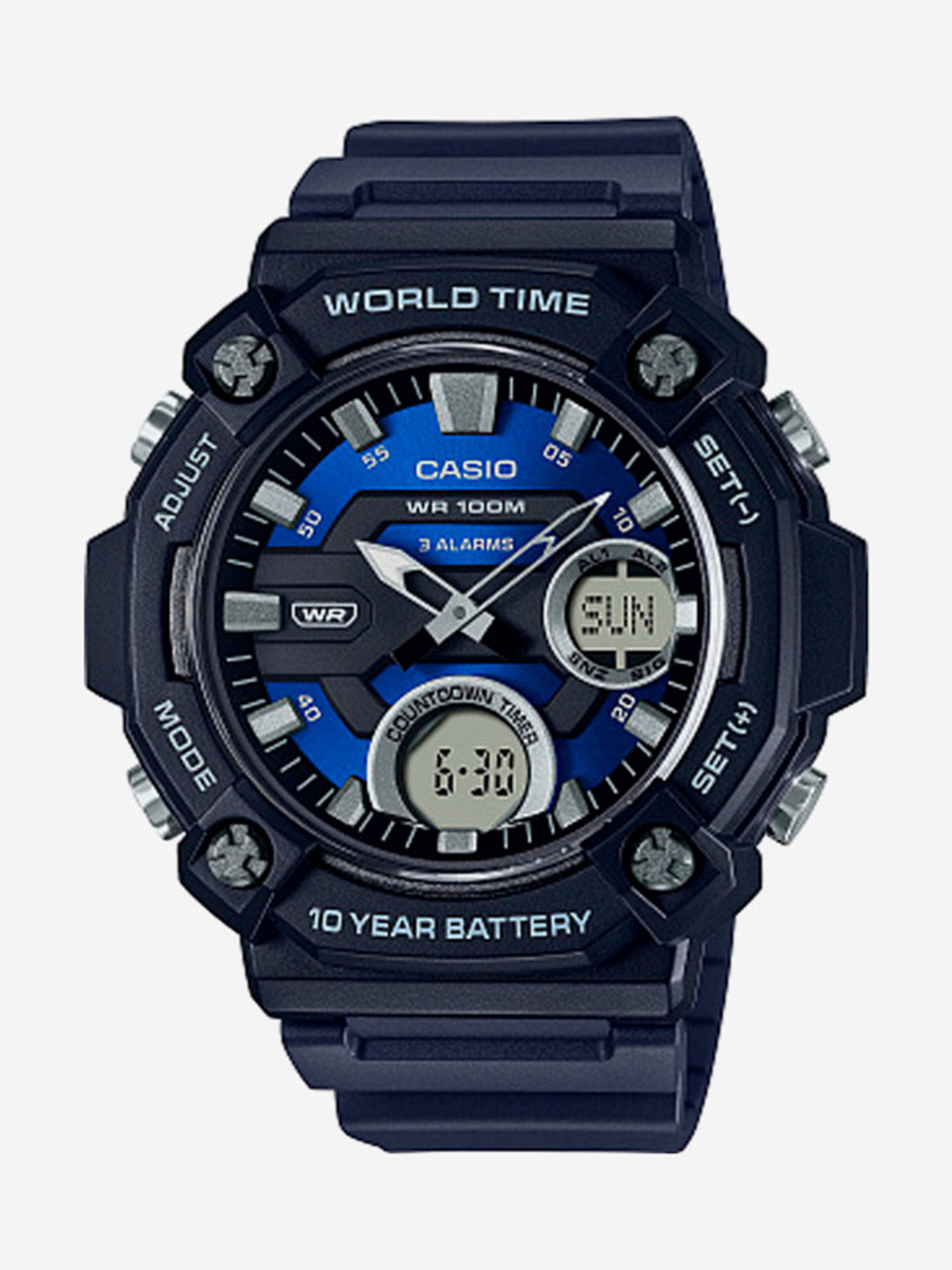 Изображение товара Спортивные часы CASIO AEQ-120W-2A для активных видов спорта, водонепроницаемые