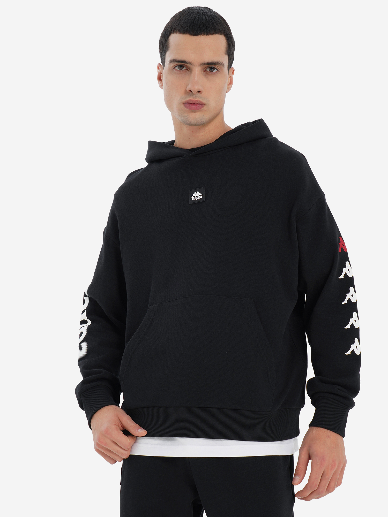 

Худи мужское оверсайз Kappa, Черный