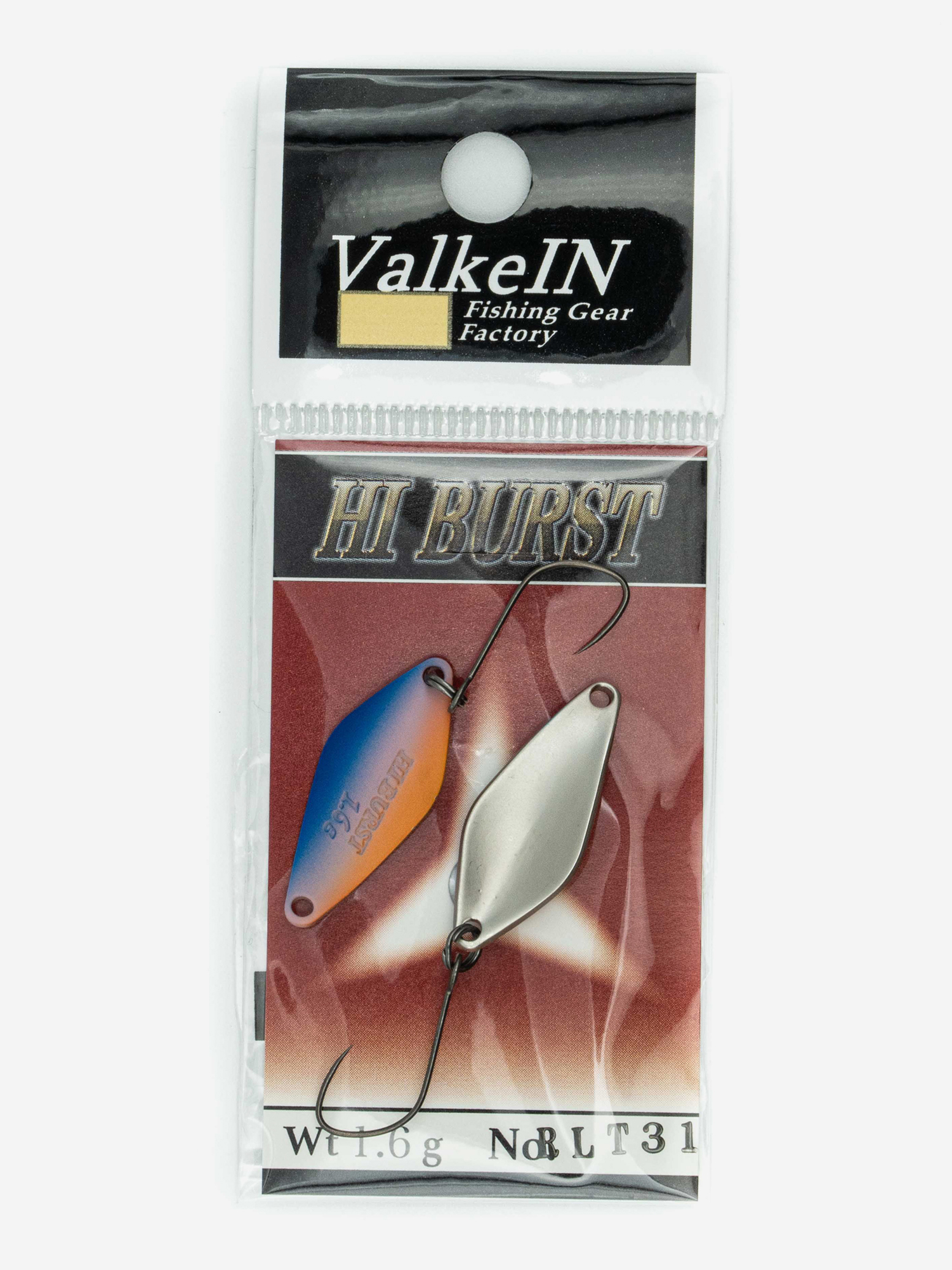 

Блесна VALKEIN HI BURST 2.4гр цвет RLT31 Palatinate Blue, Мультицвет