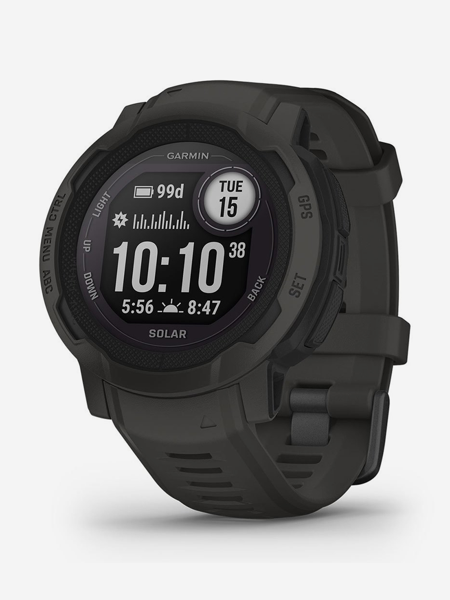 

Спортивные наручные часы Garmin Instinct 2 Solar Graphite,