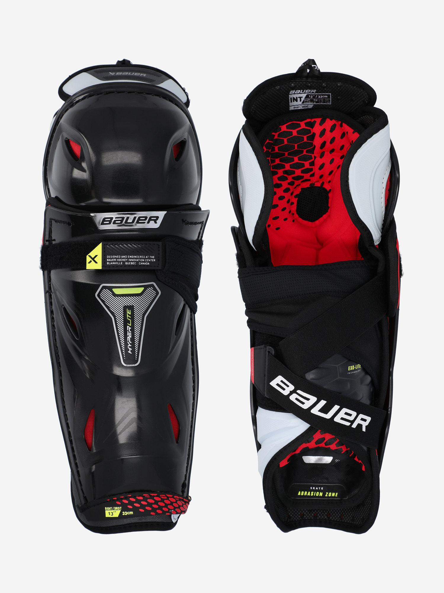 

Щитки хоккейные детские Bauer Vapor Hyperlite INT, Черный